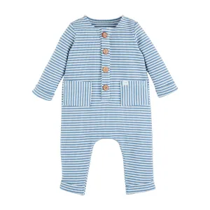 Blue Stripe Baby One Piece