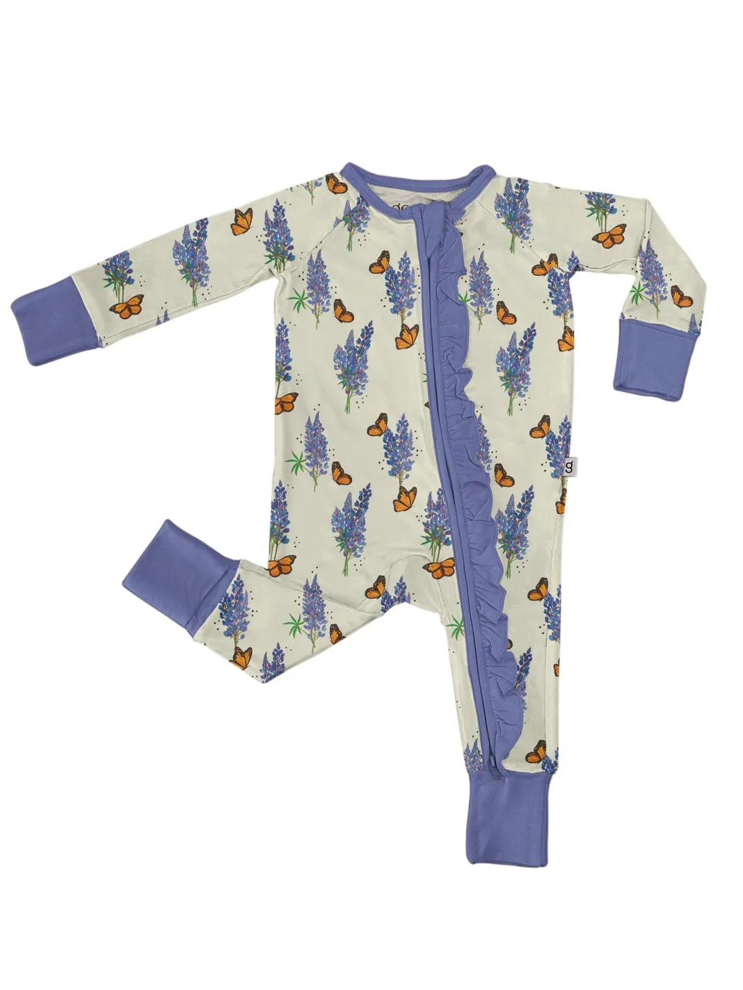 Bluebonnets Zip Pajamas