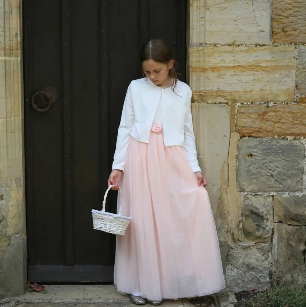 Bohemian Flutter Dress - Blush
