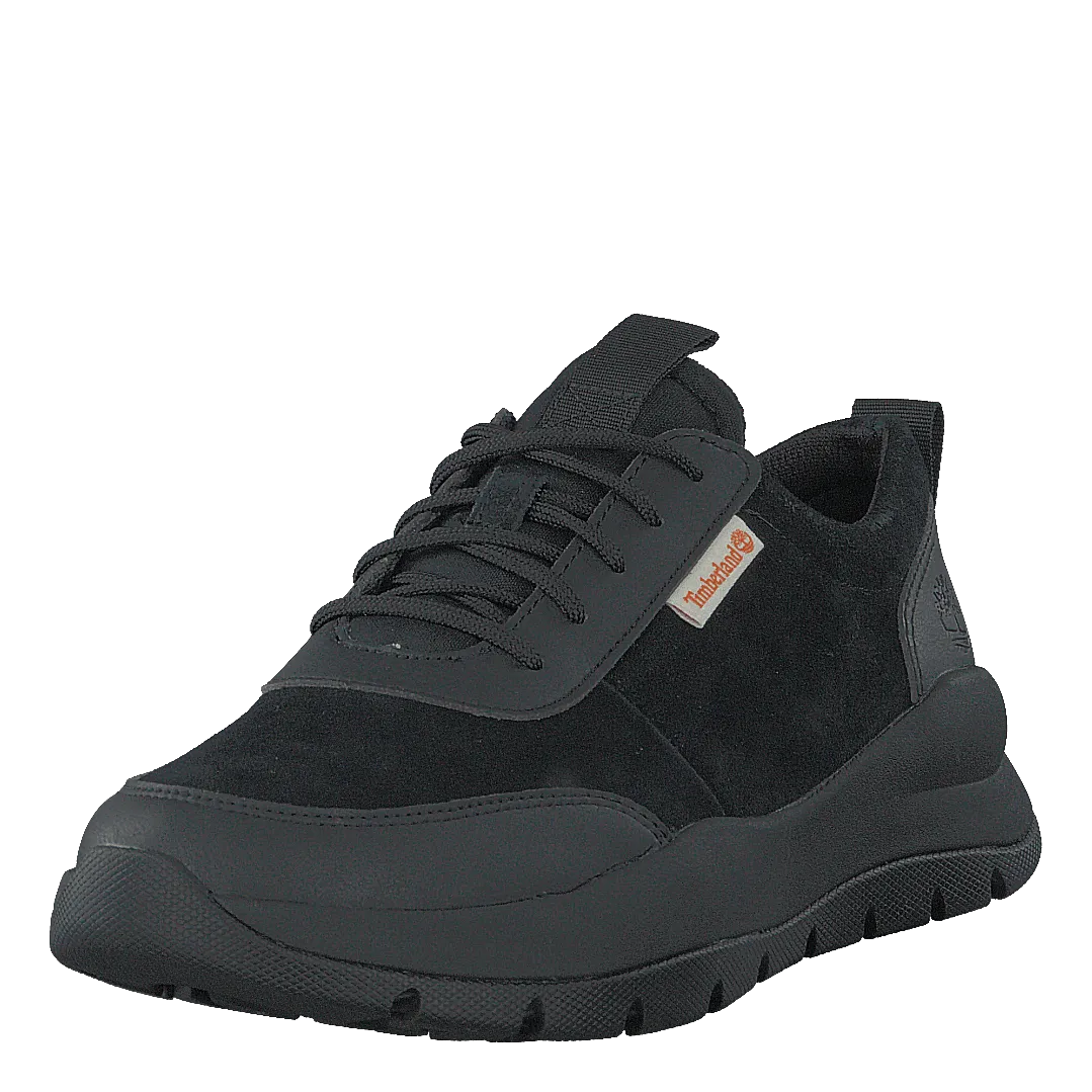 Boroughs Project Lthr Ox Black Suede