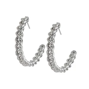 Braided Hoop Earrings