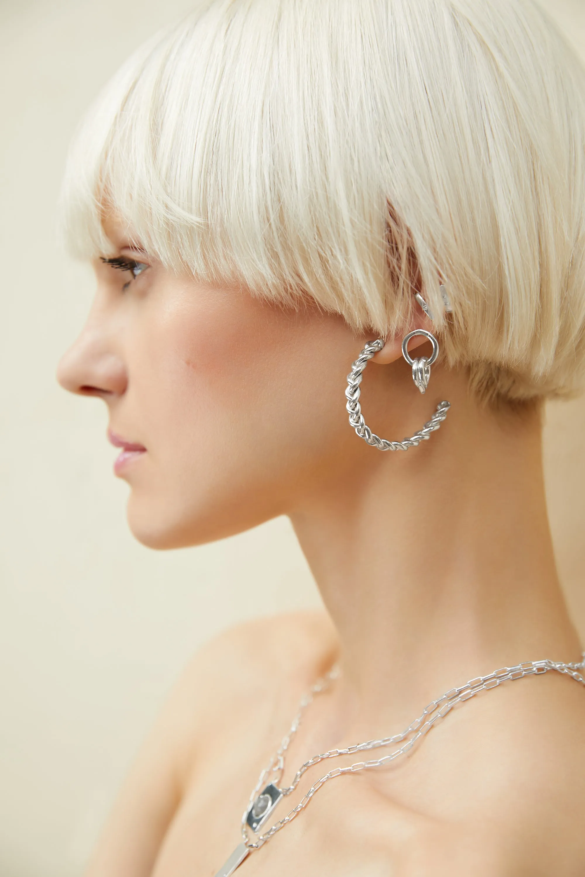 Braided Hoop Earrings