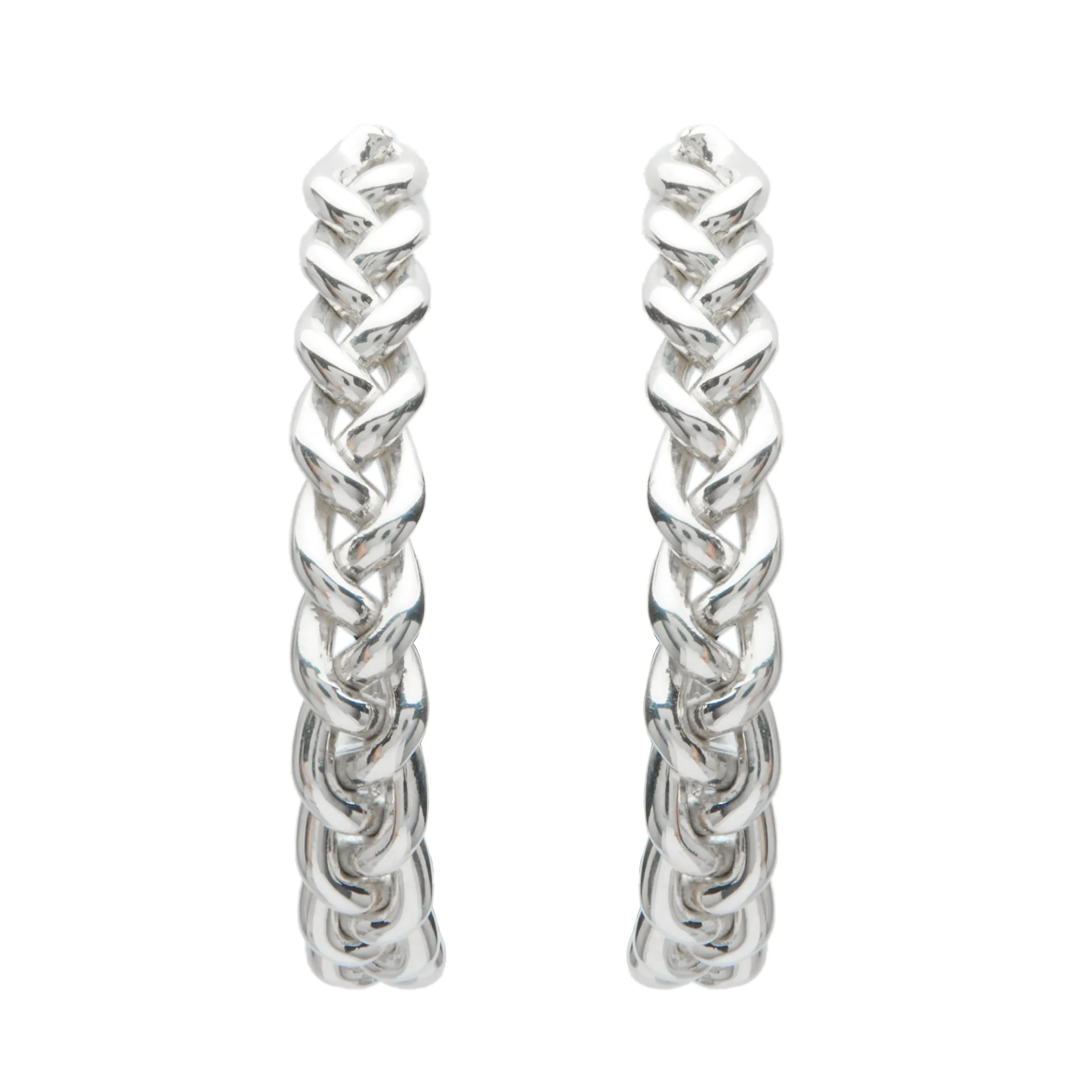 Braided Hoop Earrings