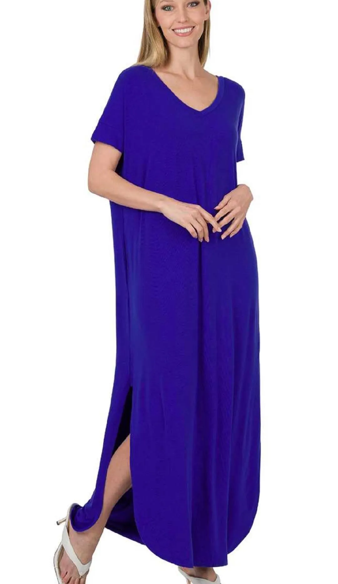 Bright Blue Maxi Dress