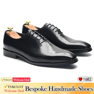 British men's business oxford shoes first layer cowhide dress leather shoes