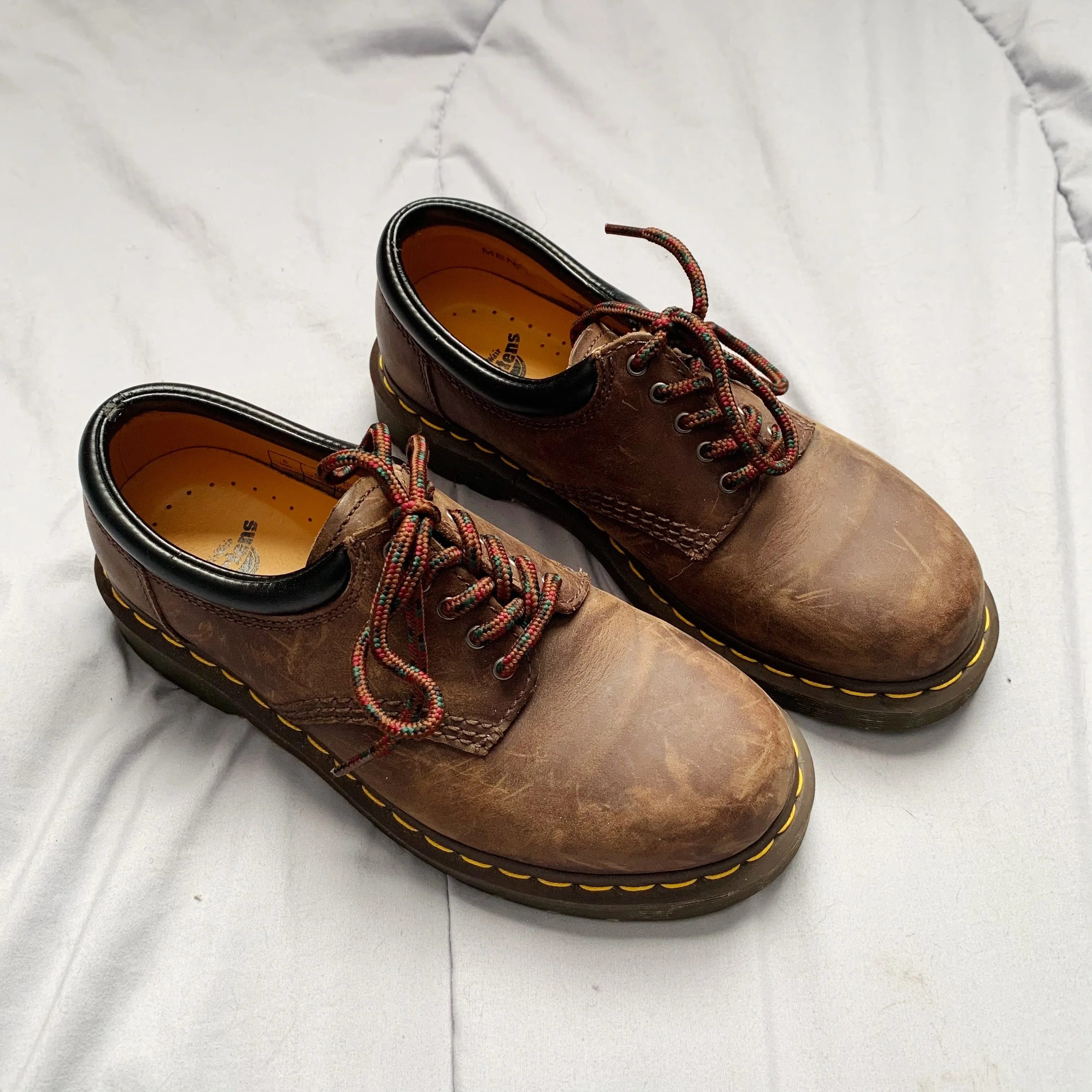 Brown Dr. Marten's oxfords