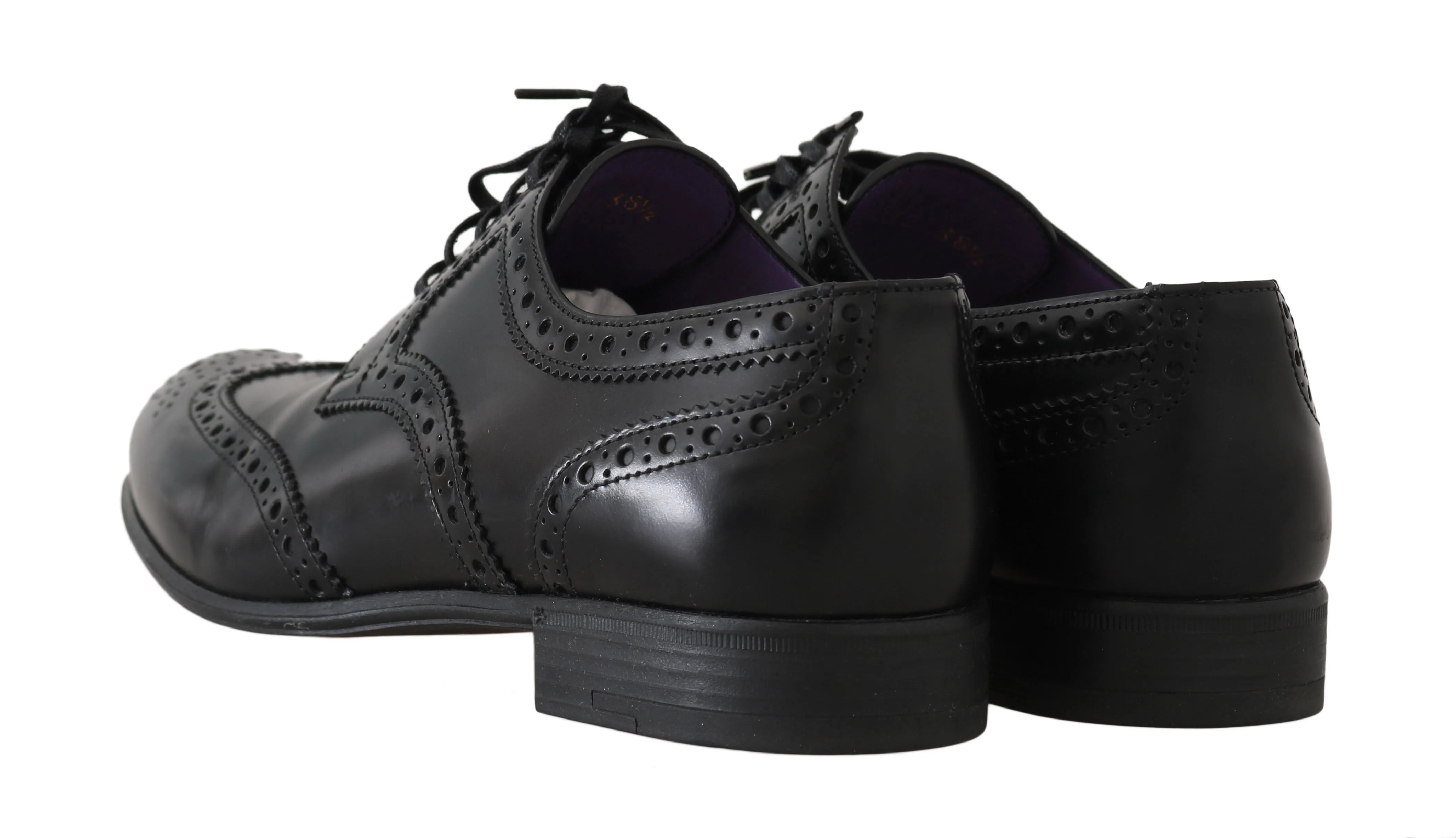 Brown Leather Perforated Brogues