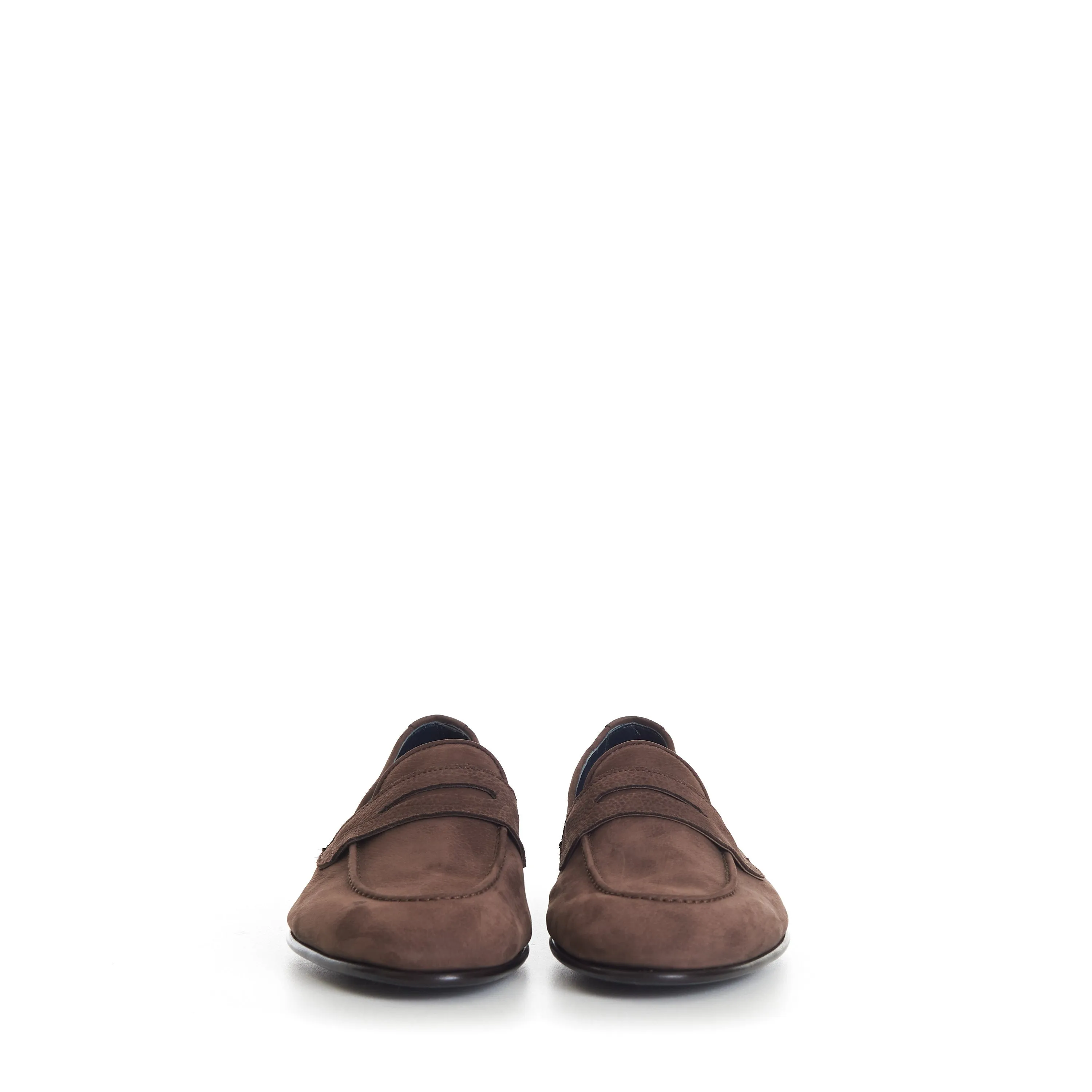 Brown Suede 'Appia' Penny Loafer