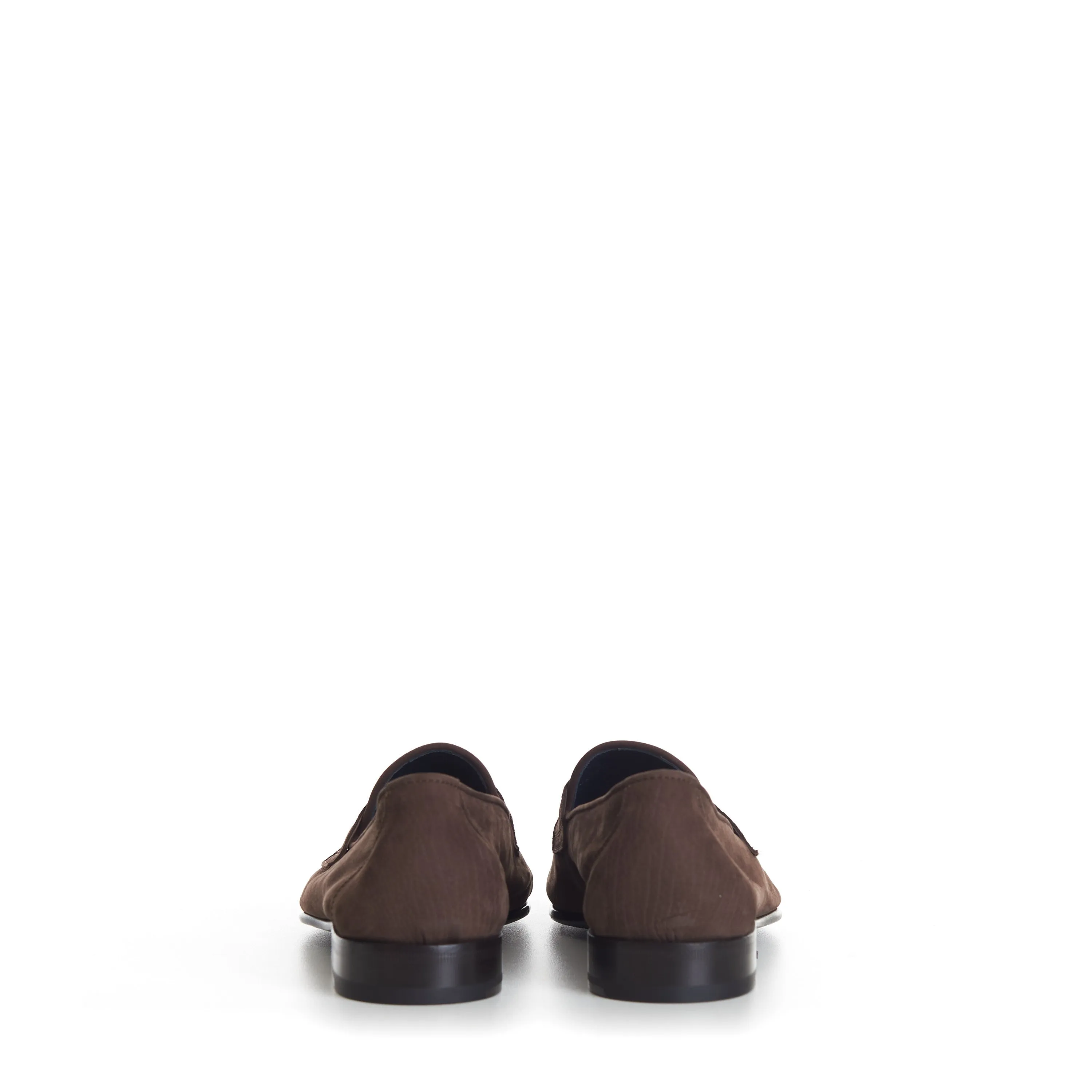 Brown Suede 'Appia' Penny Loafer