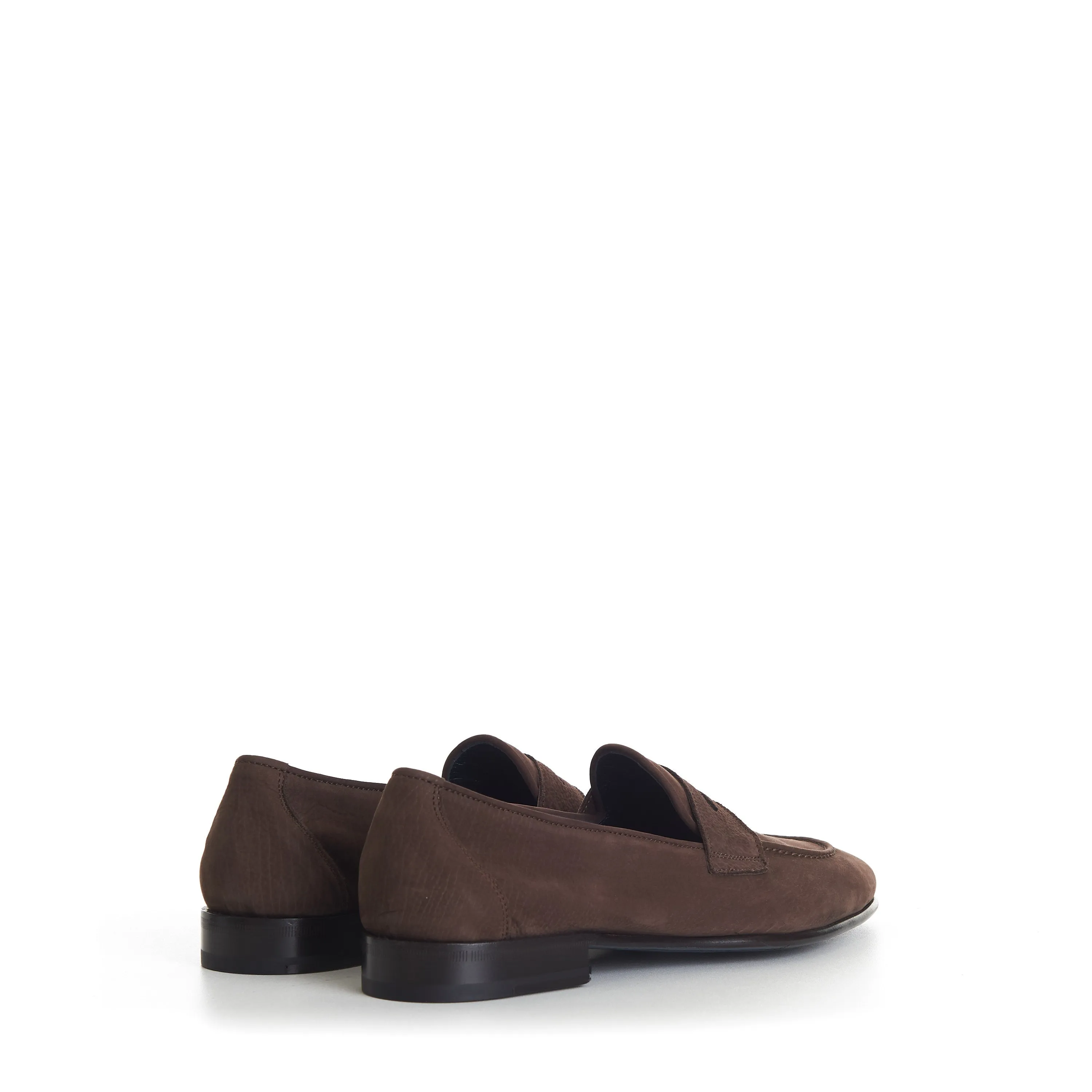 Brown Suede 'Appia' Penny Loafer