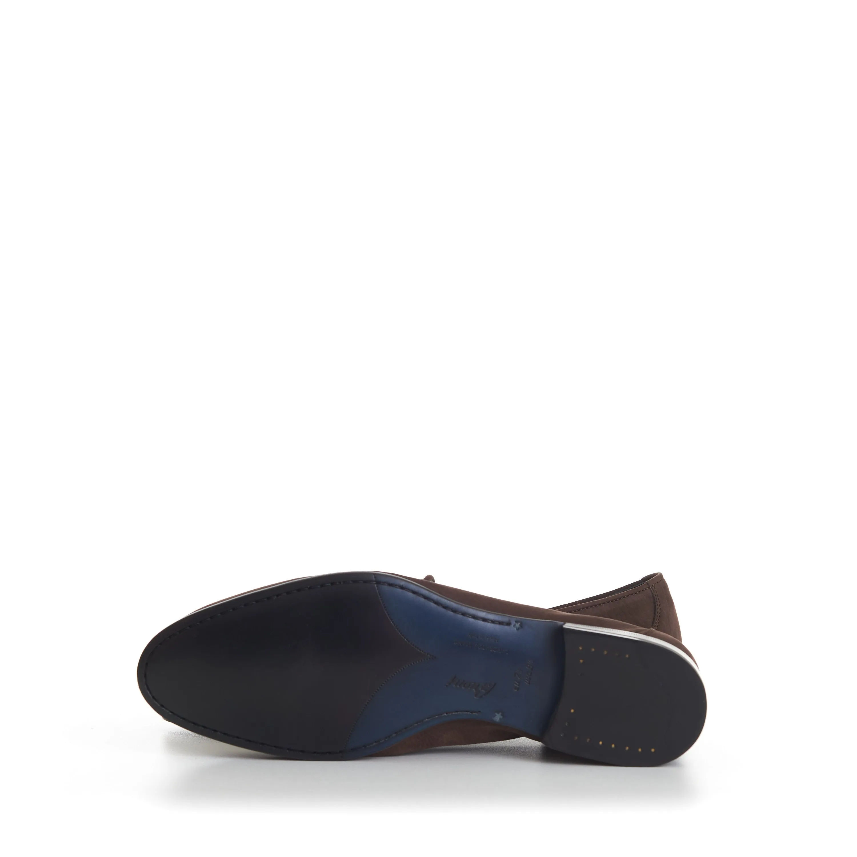Brown Suede 'Appia' Penny Loafer