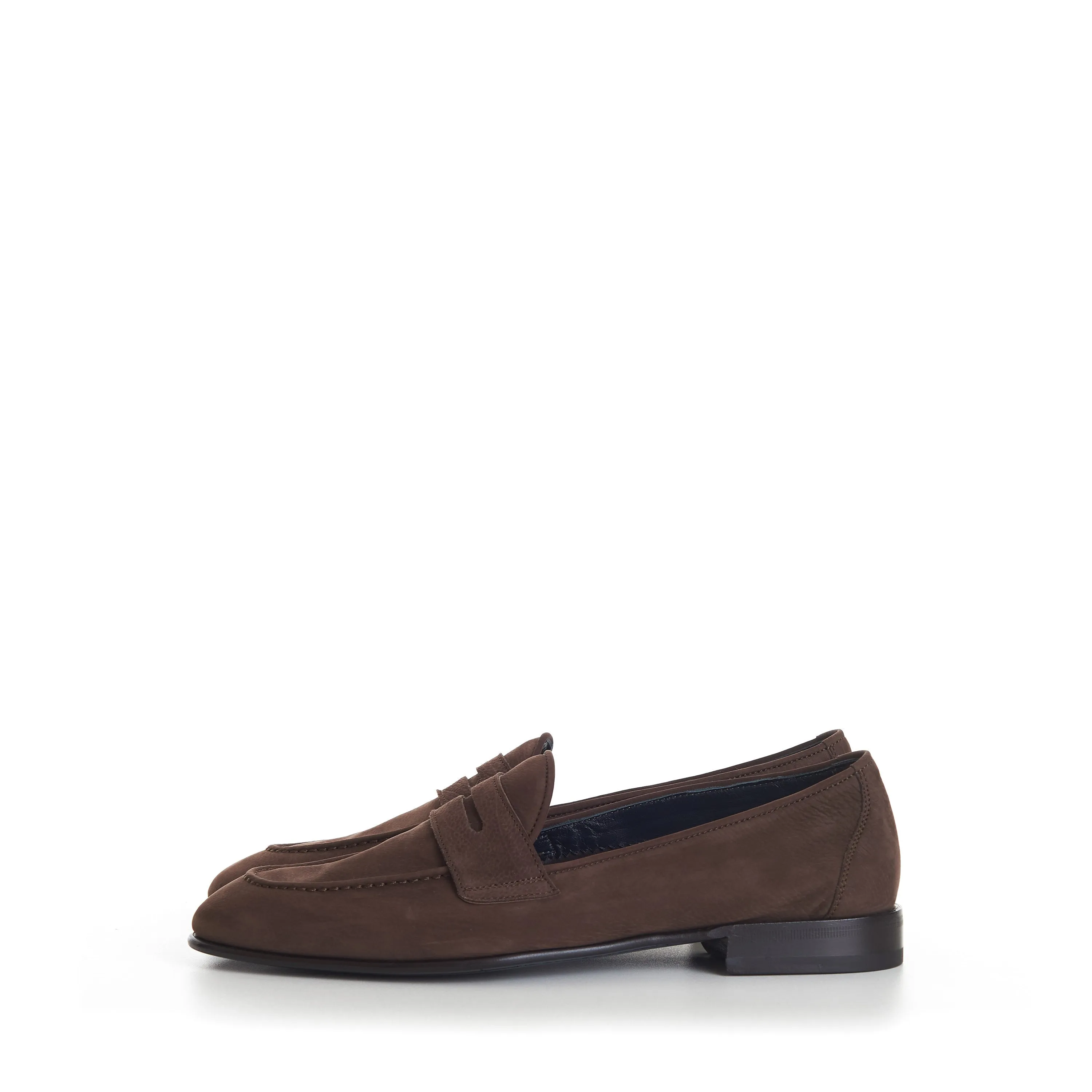 Brown Suede 'Appia' Penny Loafer