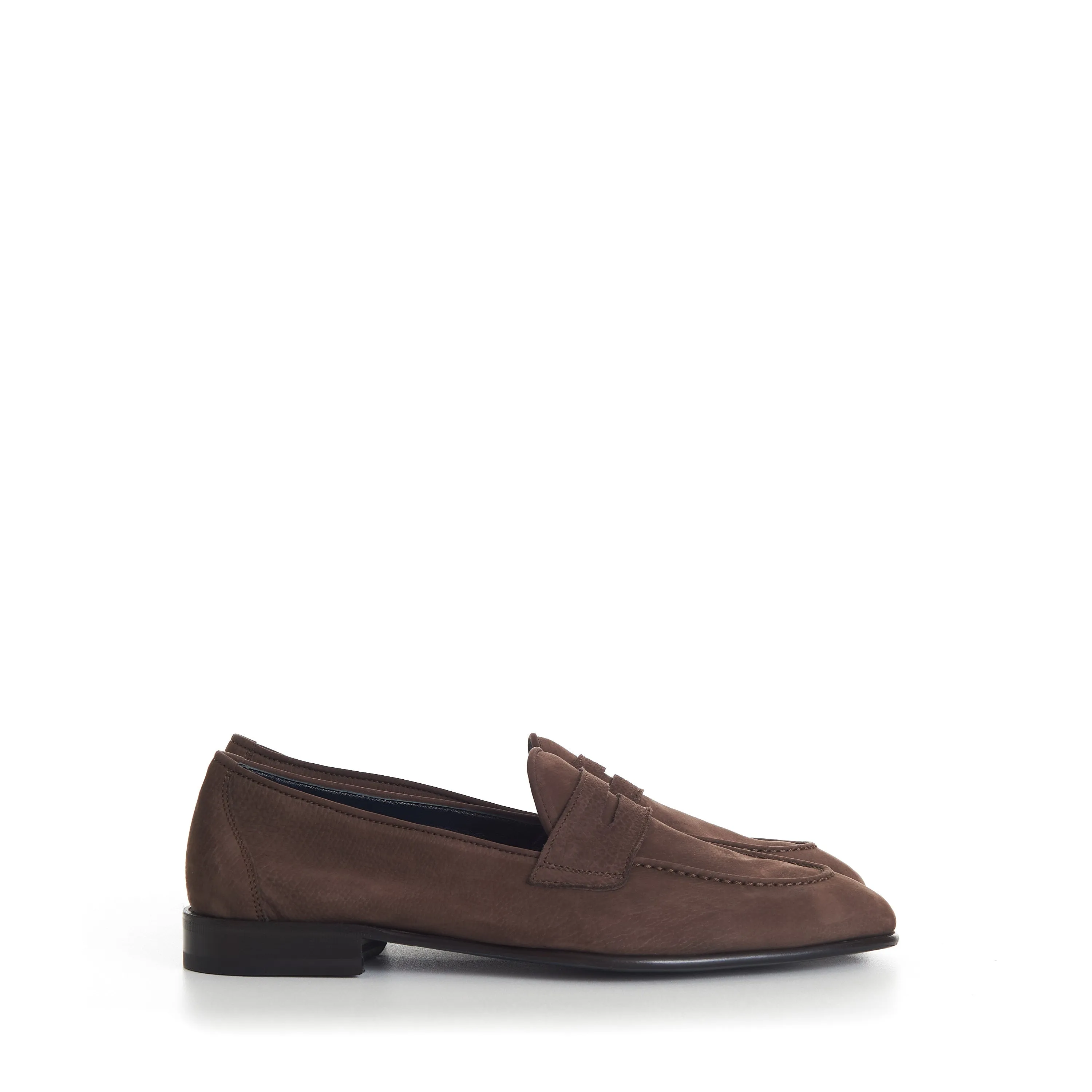 Brown Suede 'Appia' Penny Loafer
