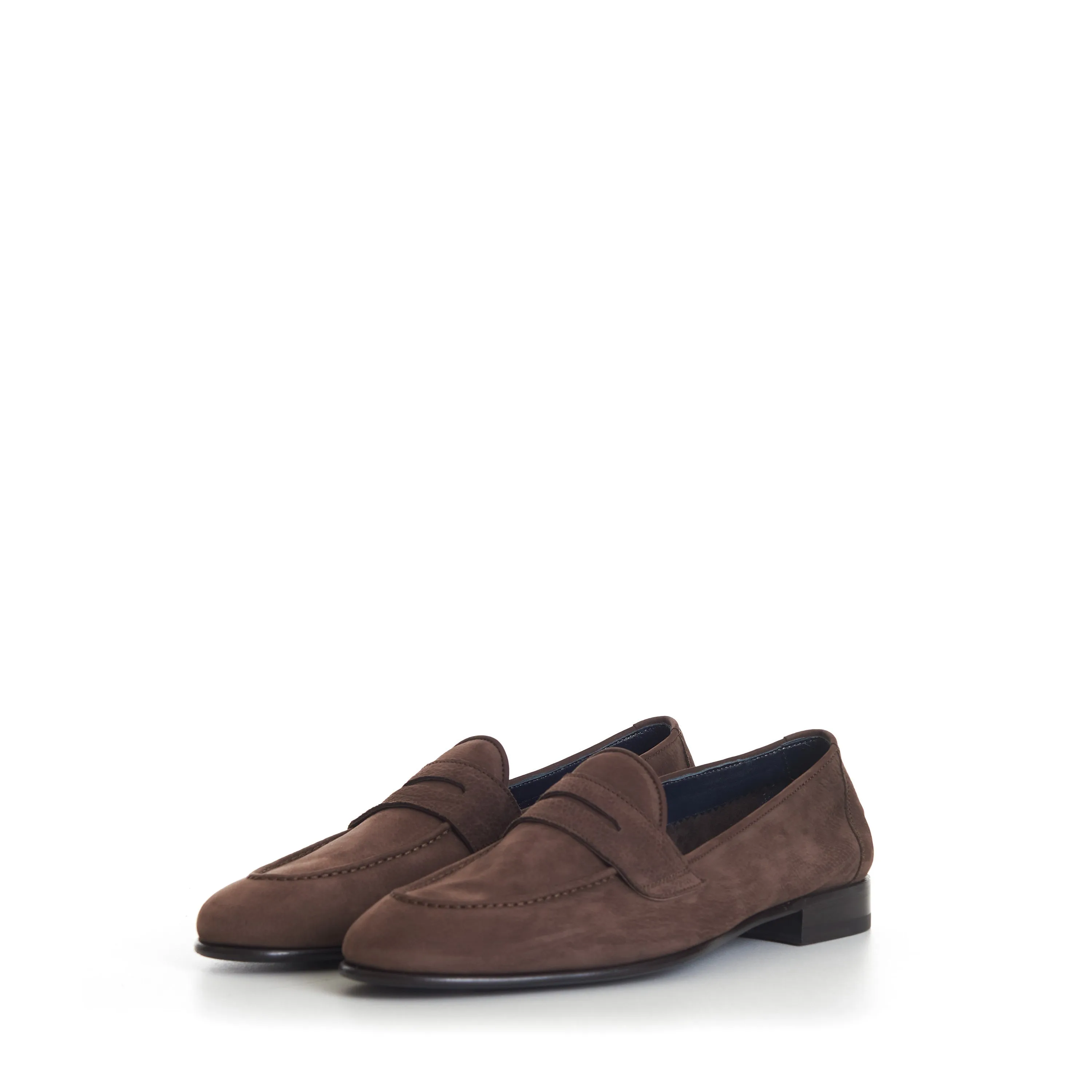 Brown Suede 'Appia' Penny Loafer