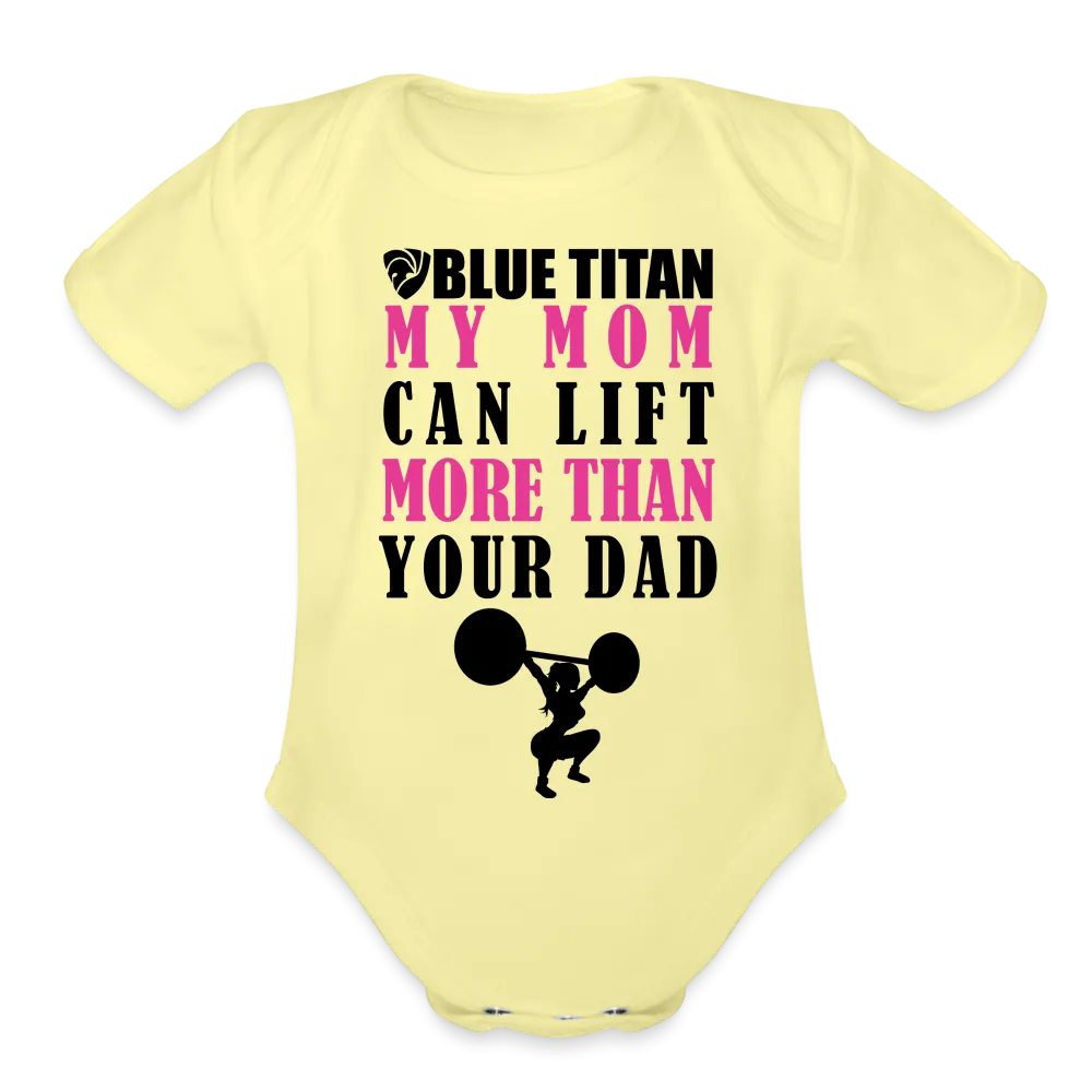 BT My Mom Outlifts Your Dad Onesie