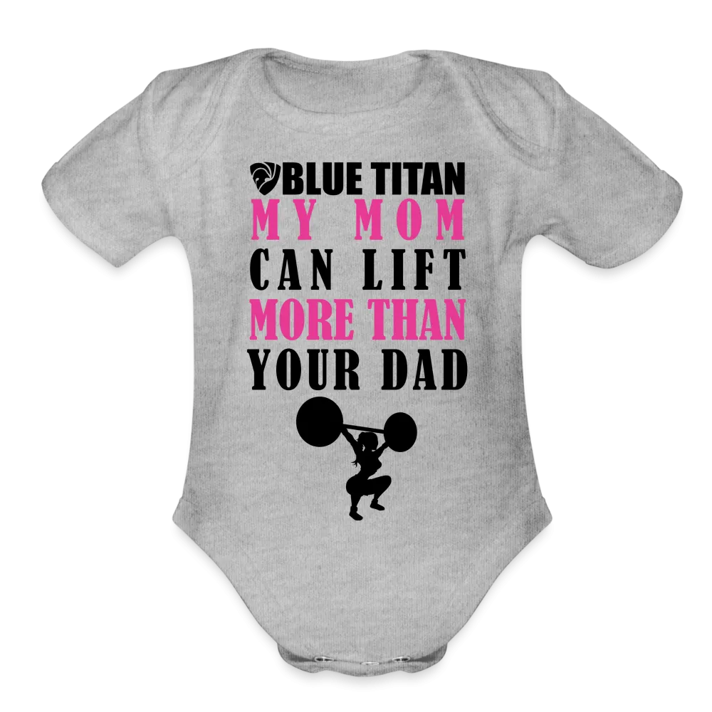 BT My Mom Outlifts Your Dad Onesie