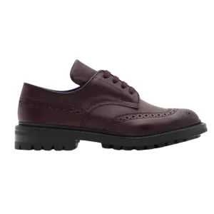 Burberry 8075770 Burberry X Trickers Devon Brogues In Aubergine Aubergine Brown Devon Shoe Male