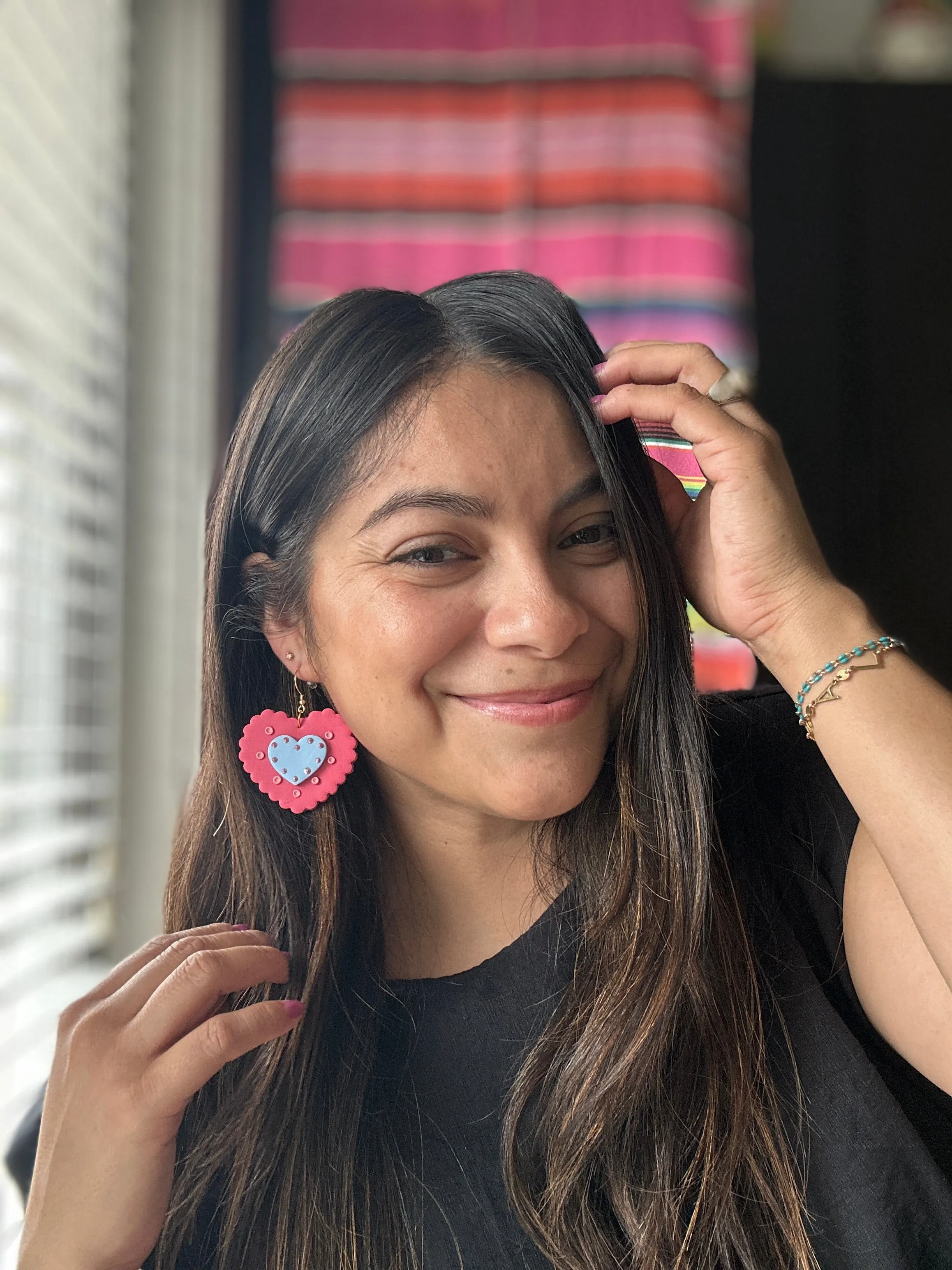 Cake Heart Earrings