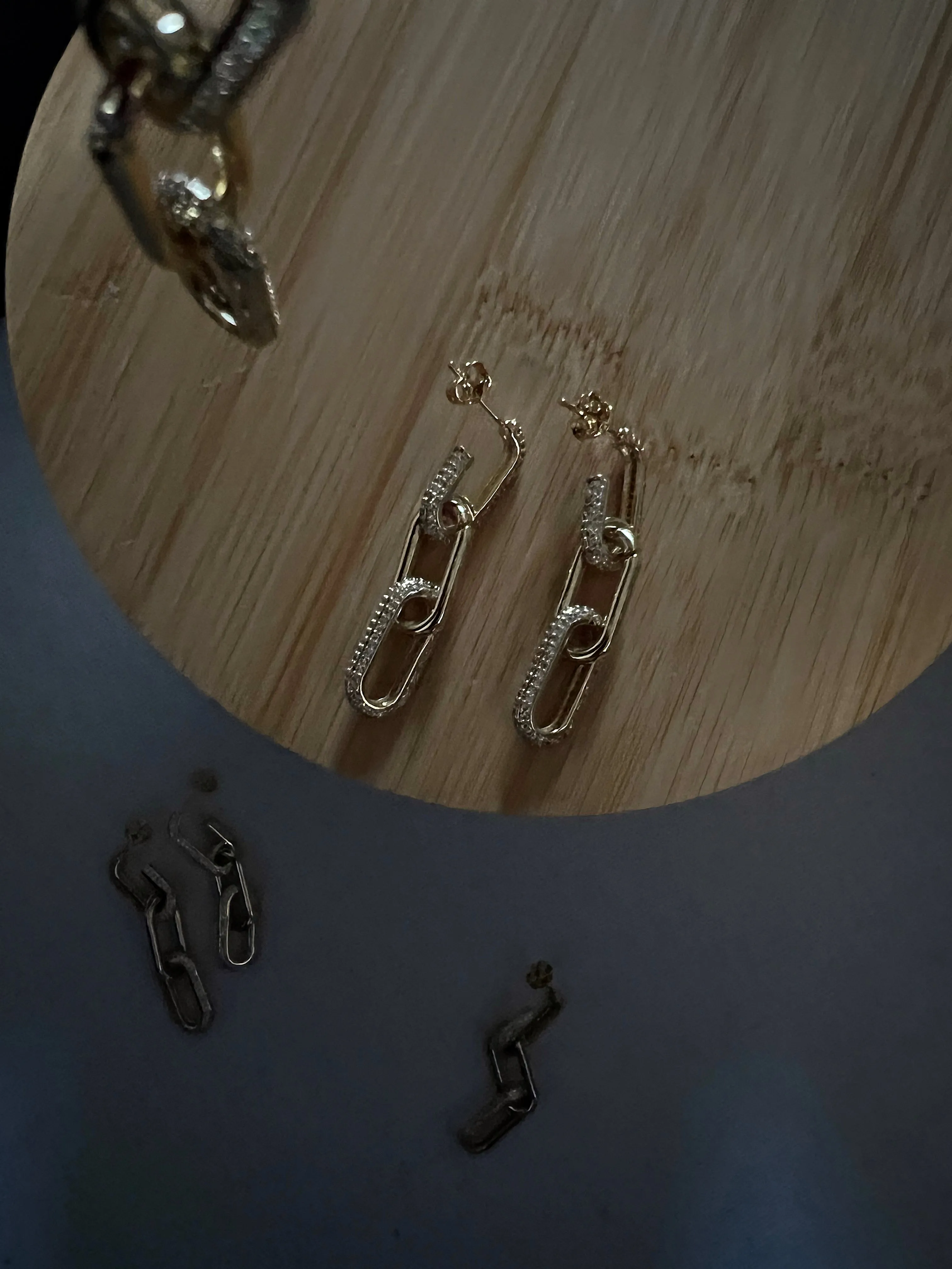 Chain Linked Drop Earrings