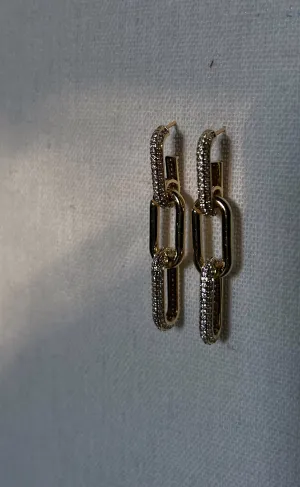 Chain Linked Drop Earrings