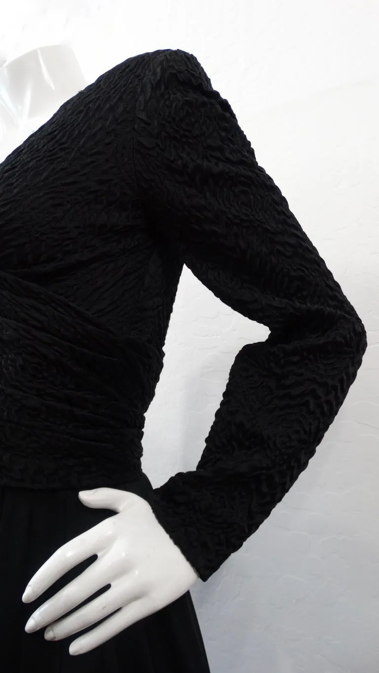 Chanel Boutique Black Evening Dress