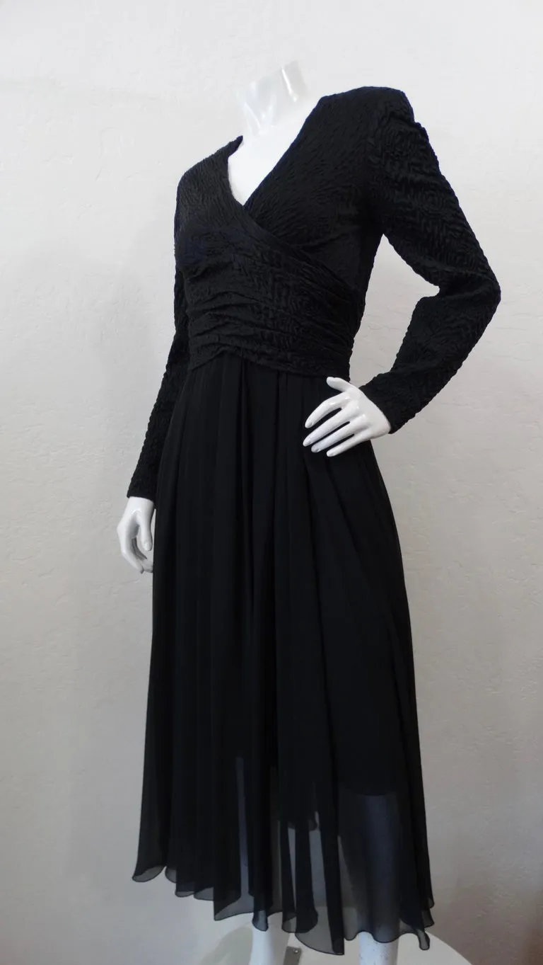 Chanel Boutique Black Evening Dress