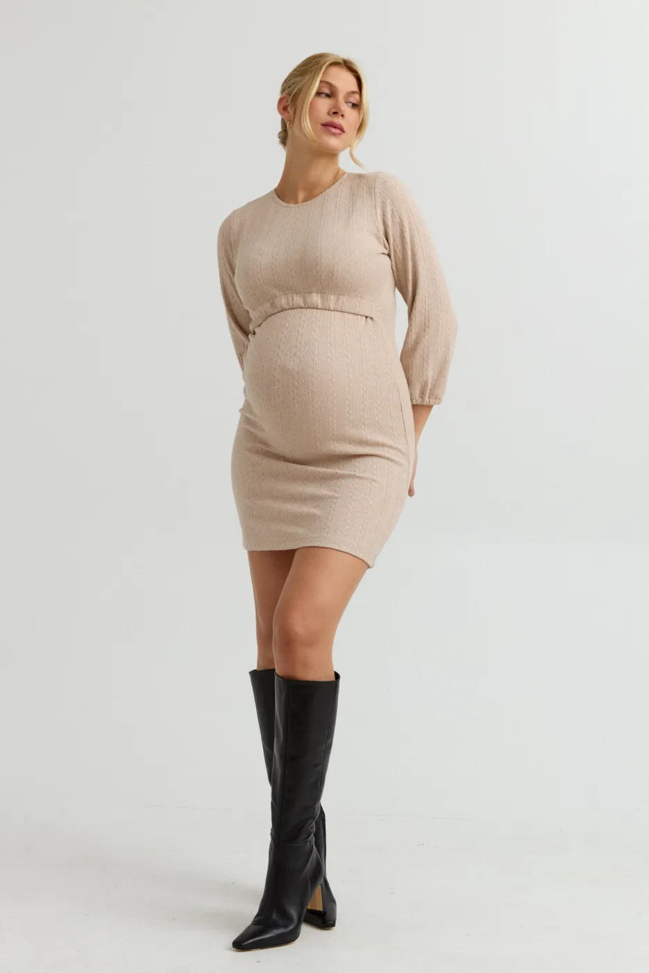 Charlotte Knit Nursing Dress
