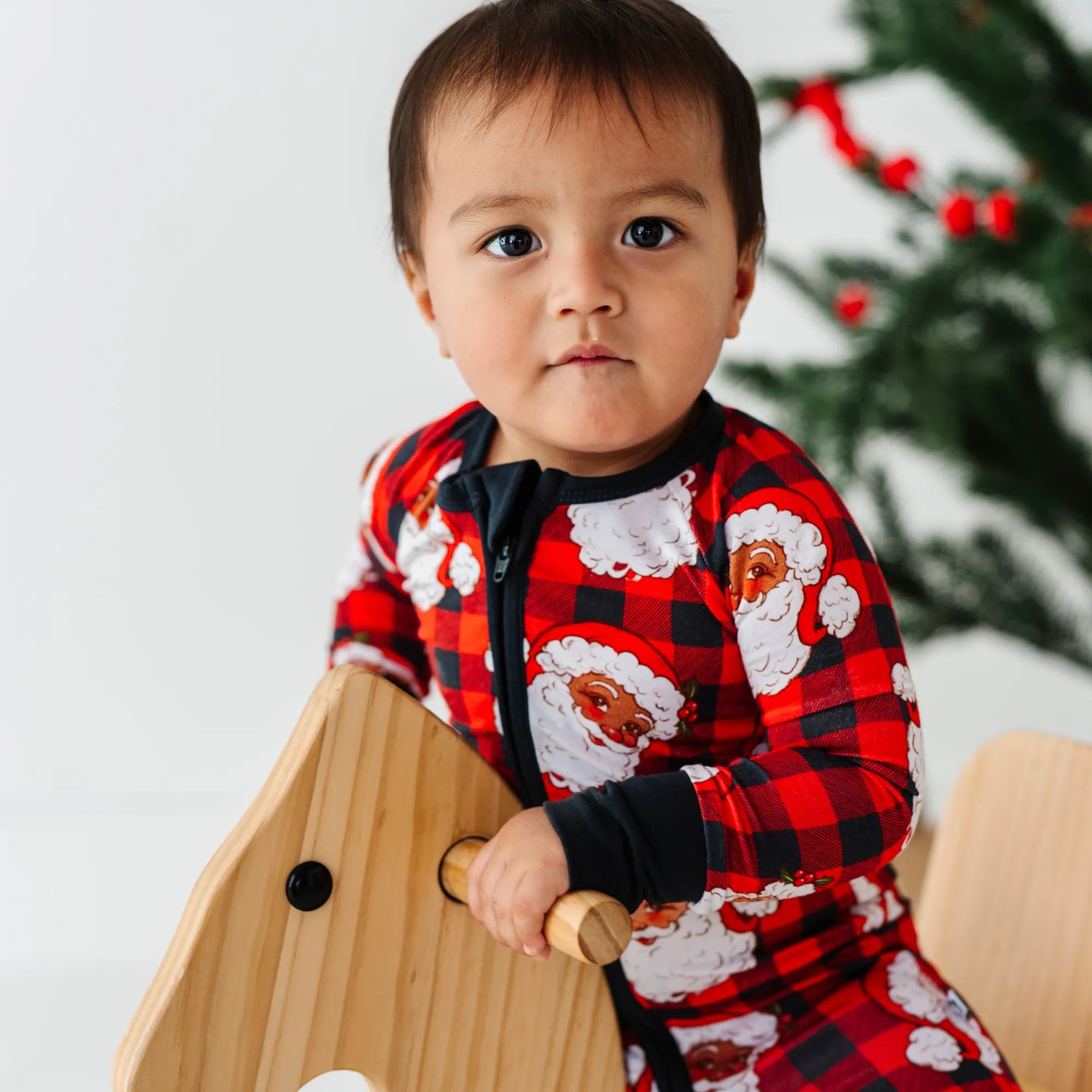 Checking It Twice Bamboo Convertible Footies