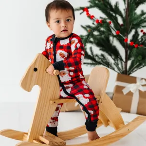 Checking It Twice Bamboo Convertible Footies