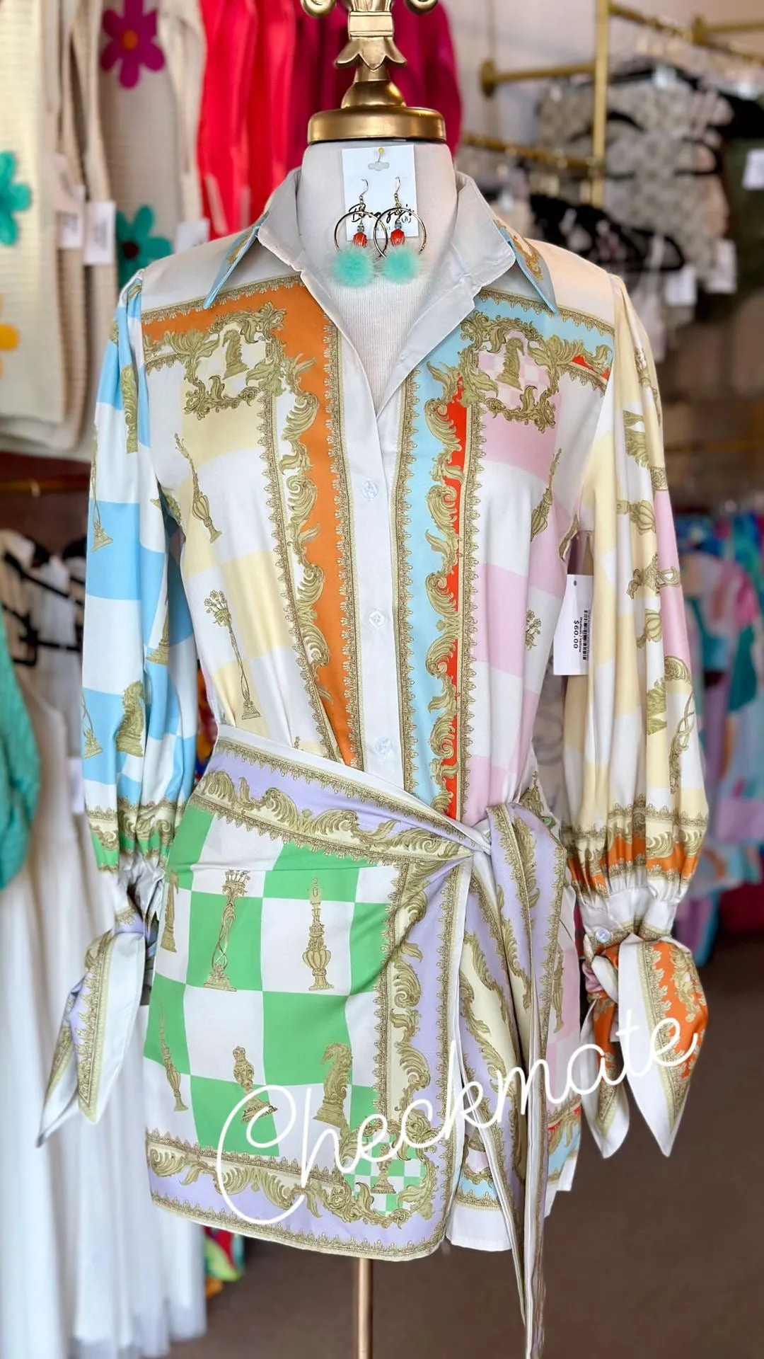 Checkmate Leisure Wrap Dress