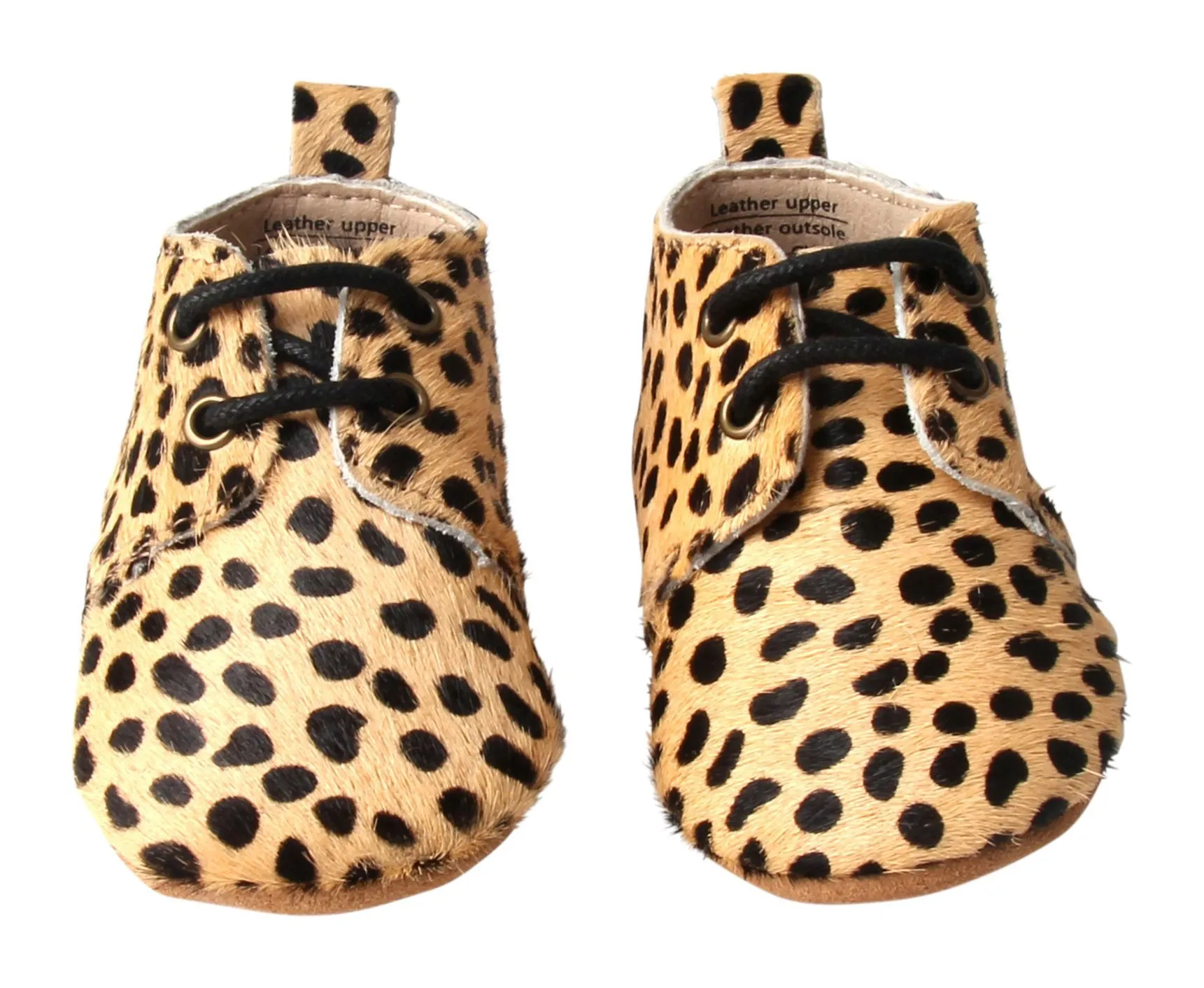 Cheetah - Oxford - US Size 1-4 - Soft Sole