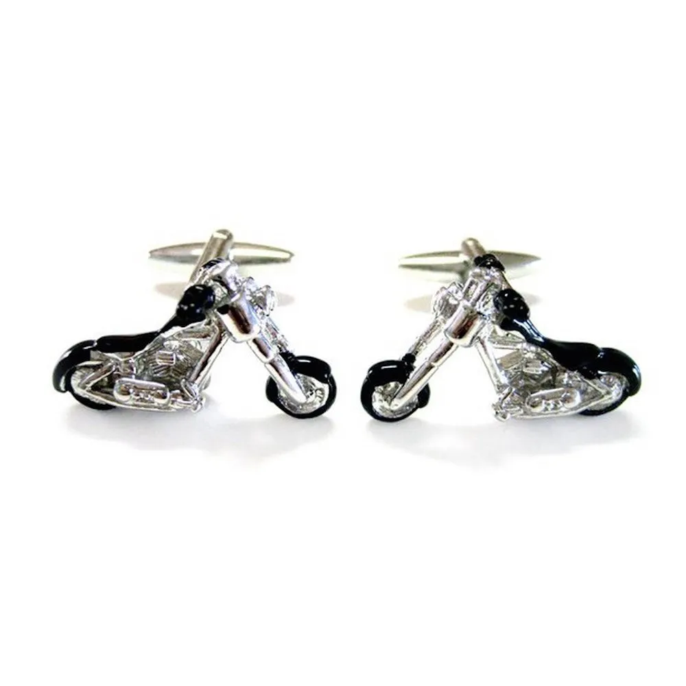Chopper Motorcycle Harley Cufflinks