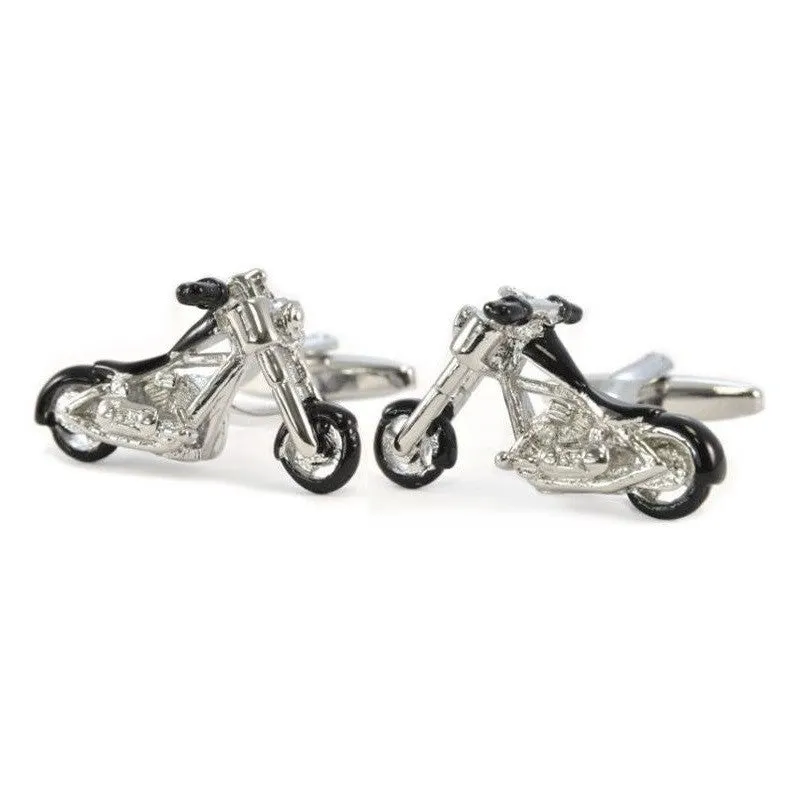 Chopper Motorcycle Harley Cufflinks