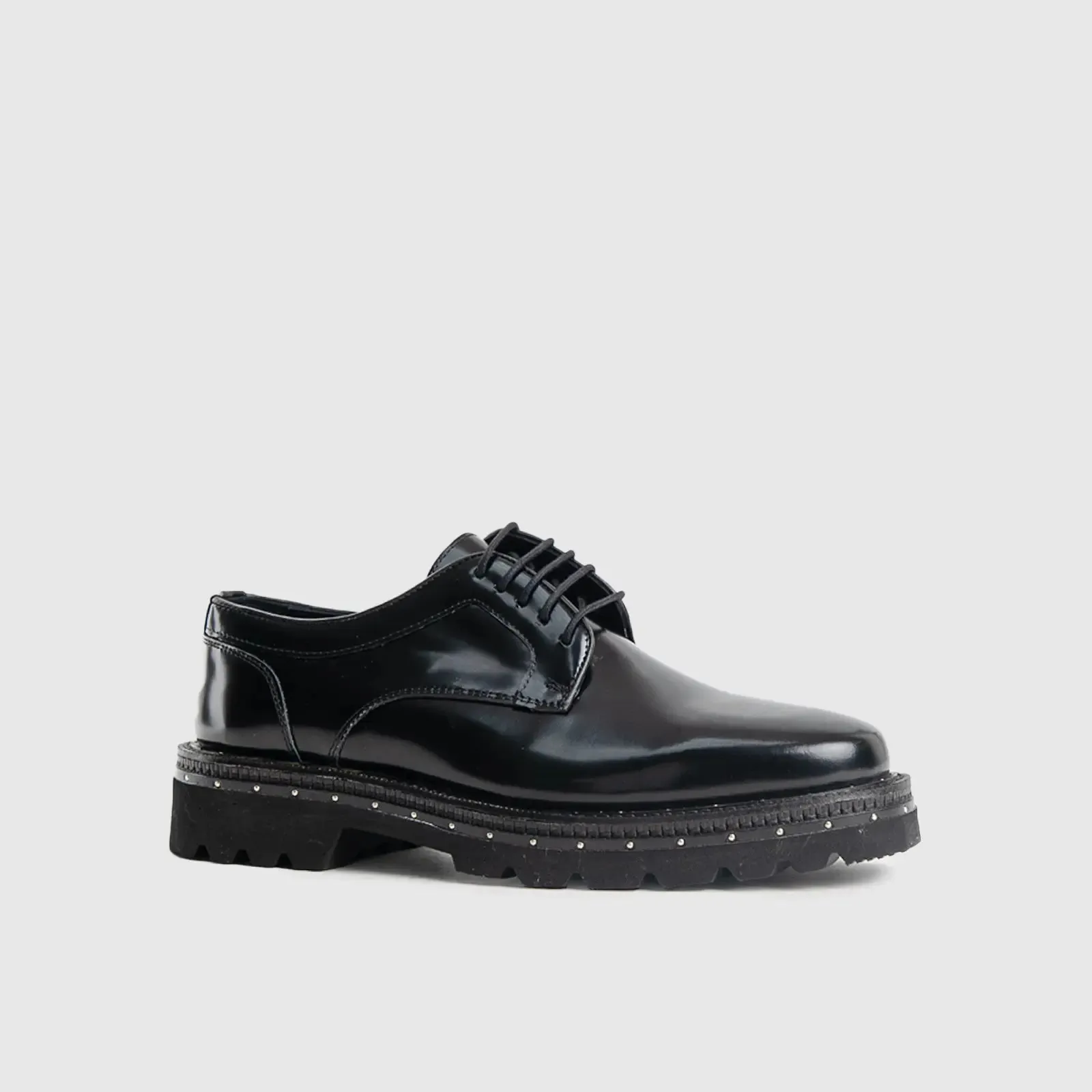 Chunky Sole Dress Oxfords Black 4537