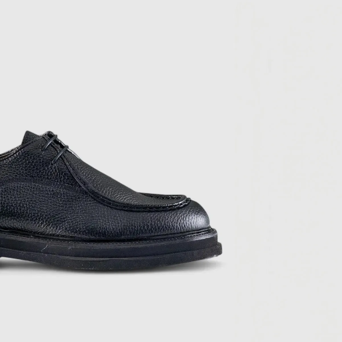 Chunky Sole Dress Oxfords Black Floater 0488