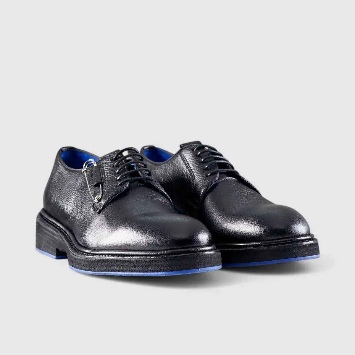 Chunky Sole Dress Oxfords Black Floater Blue Sole 0218