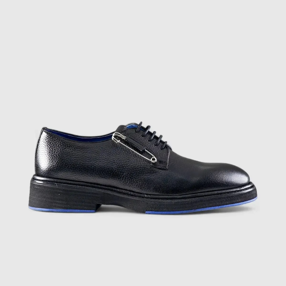 Chunky Sole Dress Oxfords Black Floater Blue Sole 0218