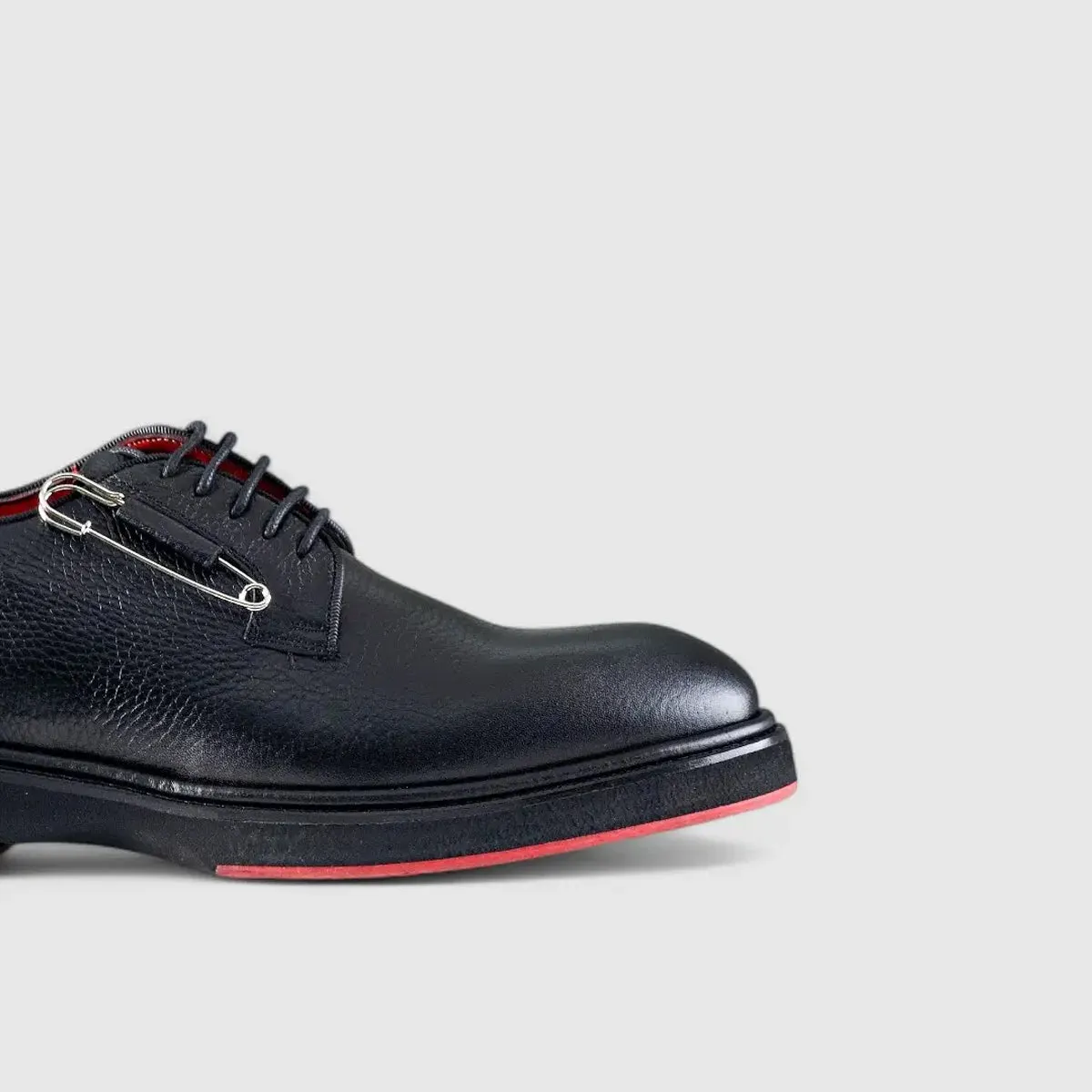 Chunky Sole Dress Oxfords Black Floater Red Sole 0218