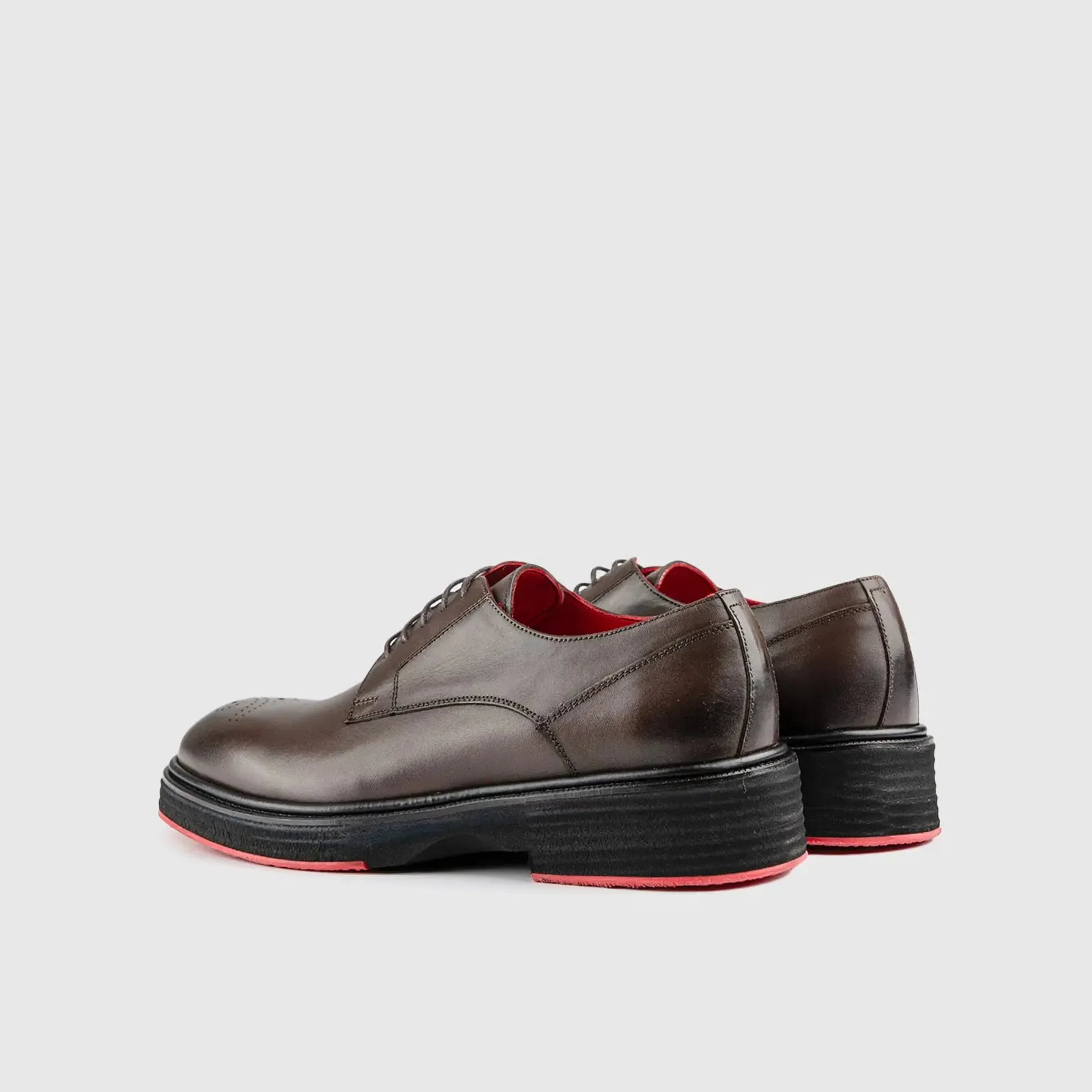 Chunky Sole Dress Oxfords Brown 0234/3