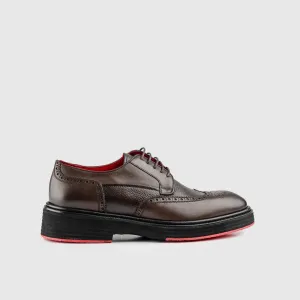 Chunky Sole Dress Oxfords Brown 0380