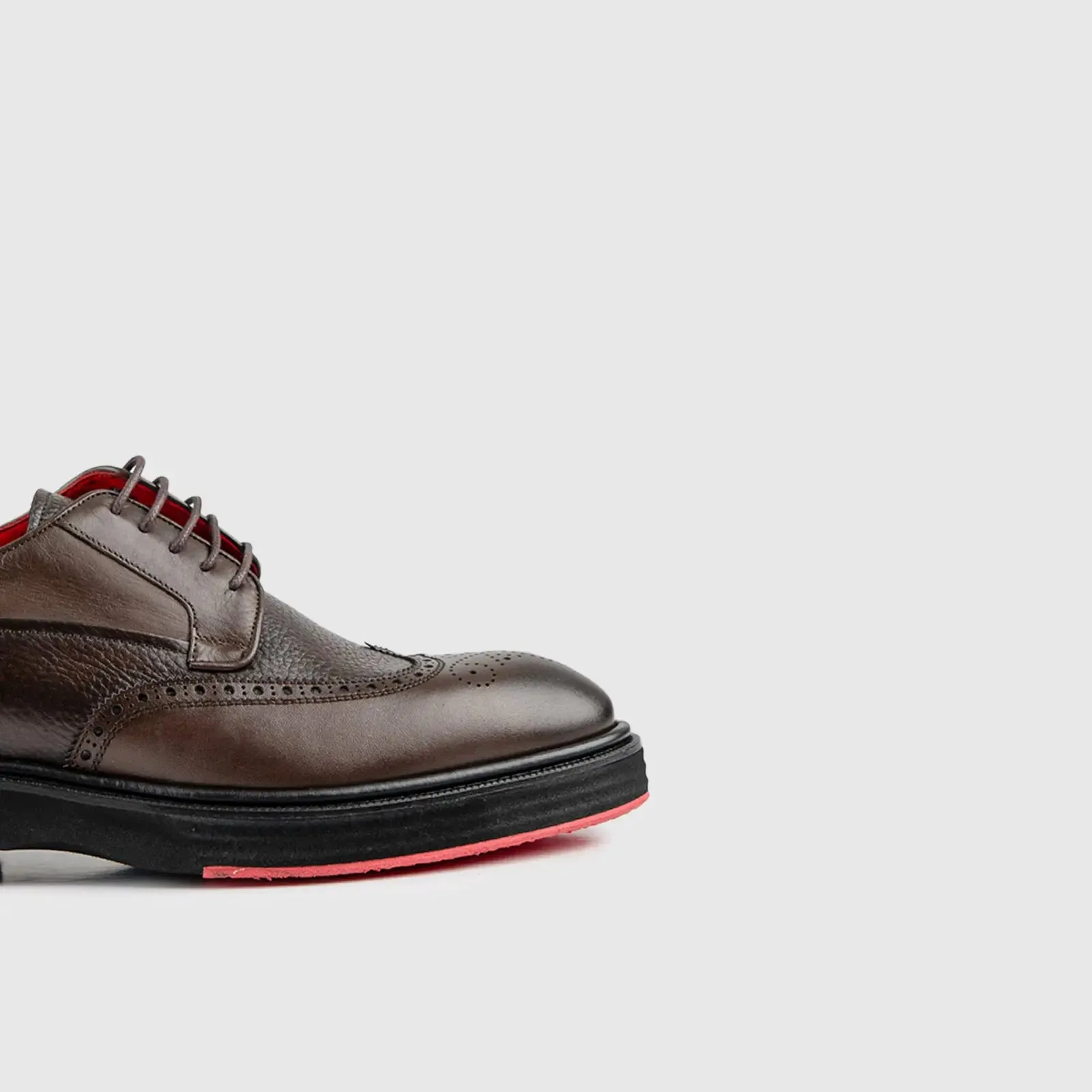 Chunky Sole Dress Oxfords Brown 0380