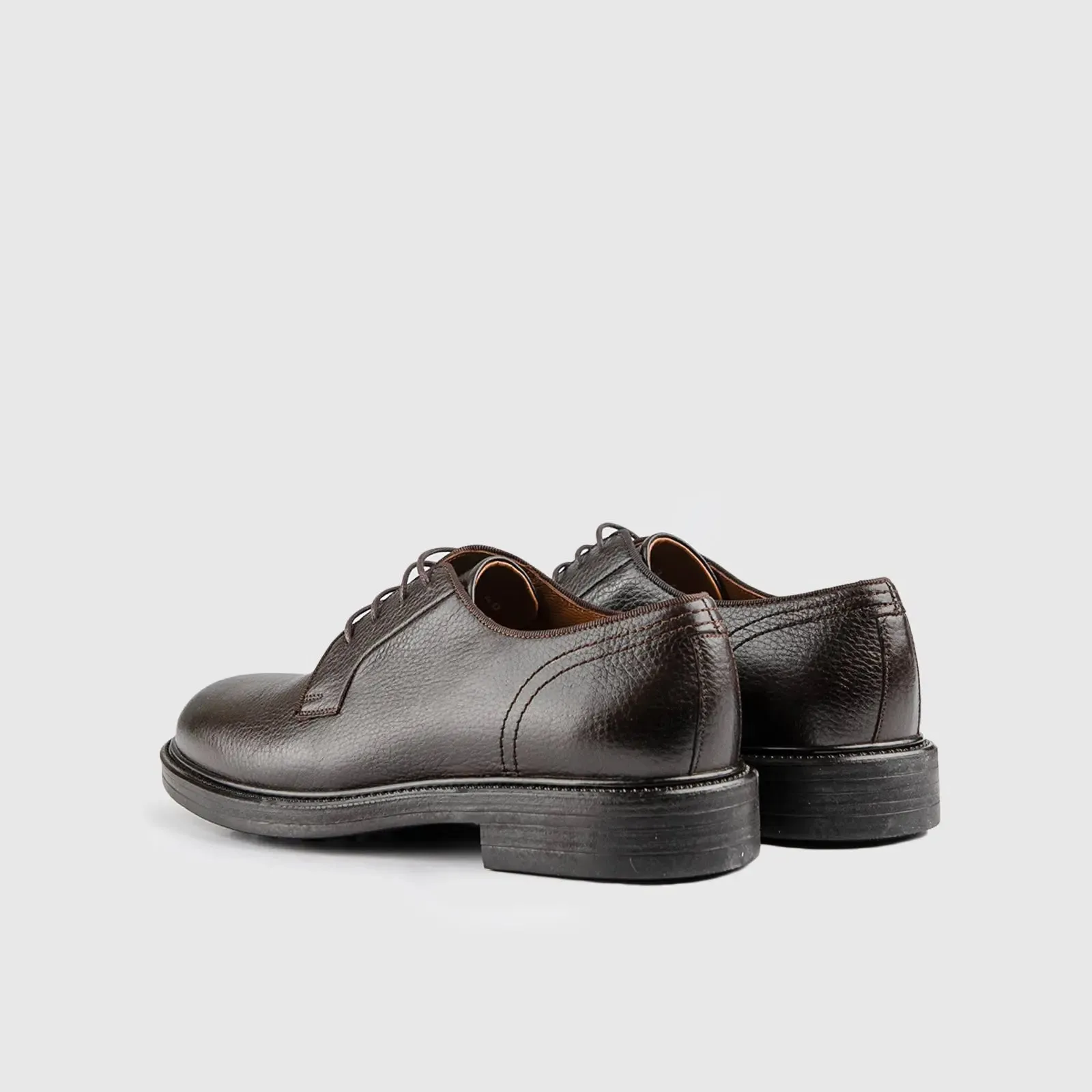 Chunky Sole Dress Oxfords Brown 2222