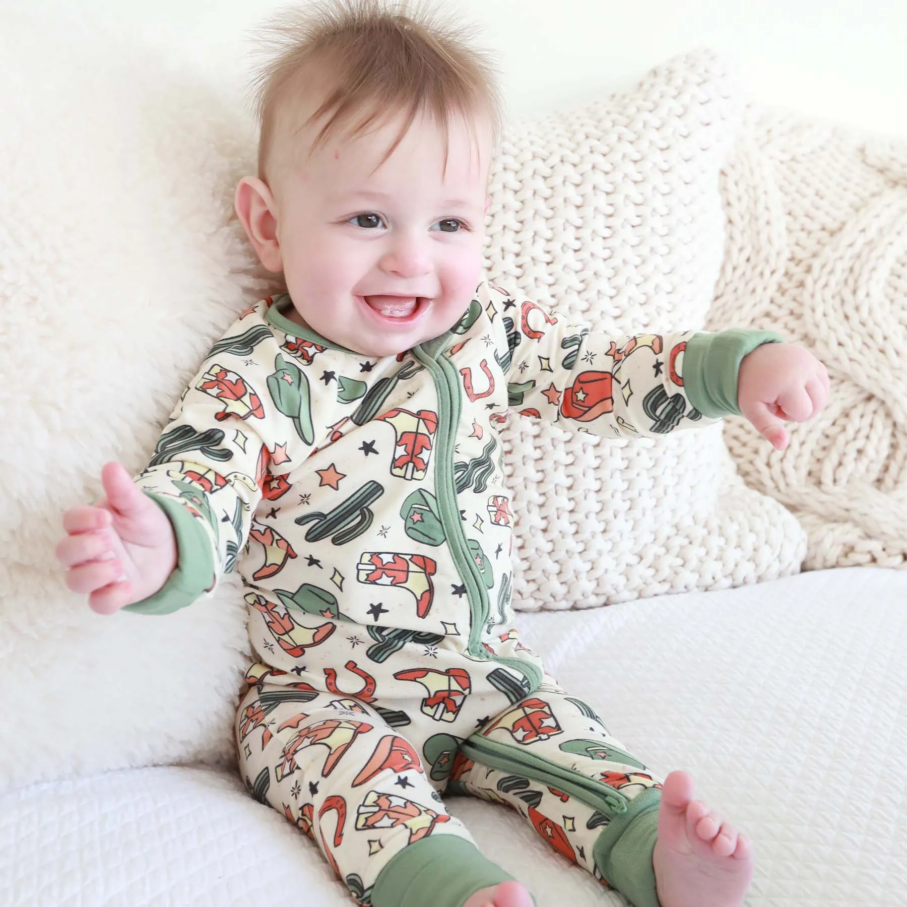 CL Convertible Romper | Buckaroo Cowboy