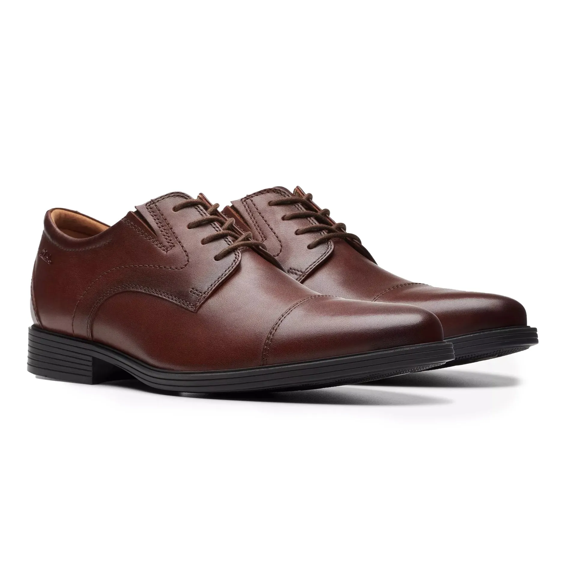 Clarks Whiddon Plain Leather Dress Shoes
