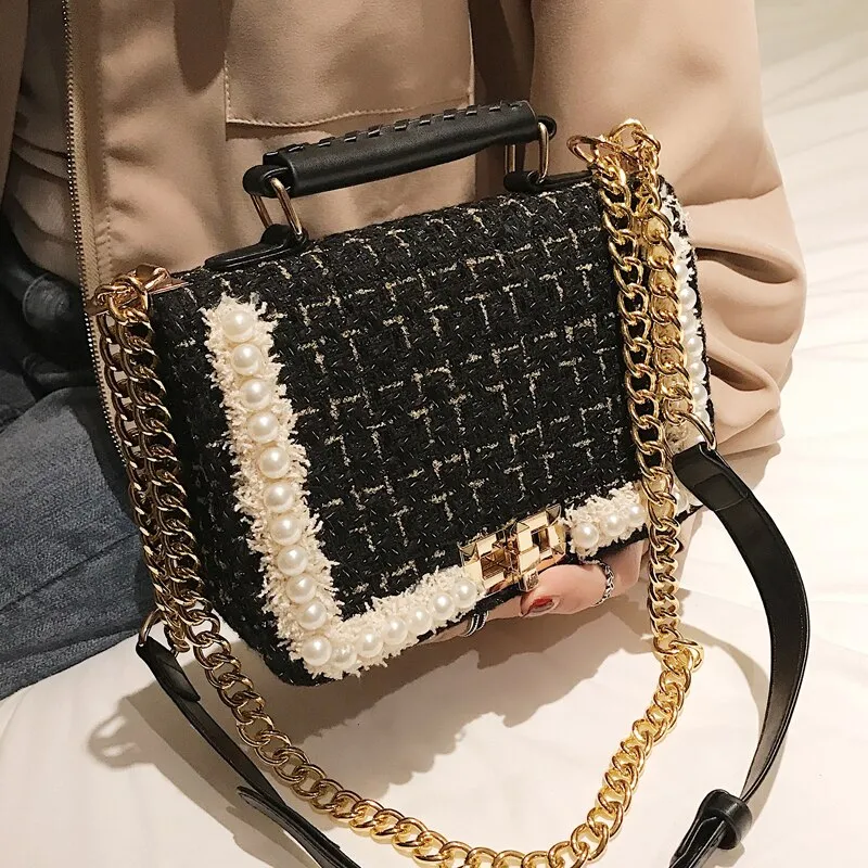 Classy Chain Shoulder Crossbody Women's  Travel Bag