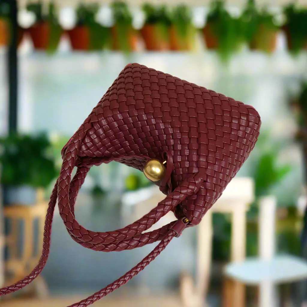 Classy Drama Weave Crossbody Woven Bag | Beach Bag | Sling Bag Women | Clutch Bag