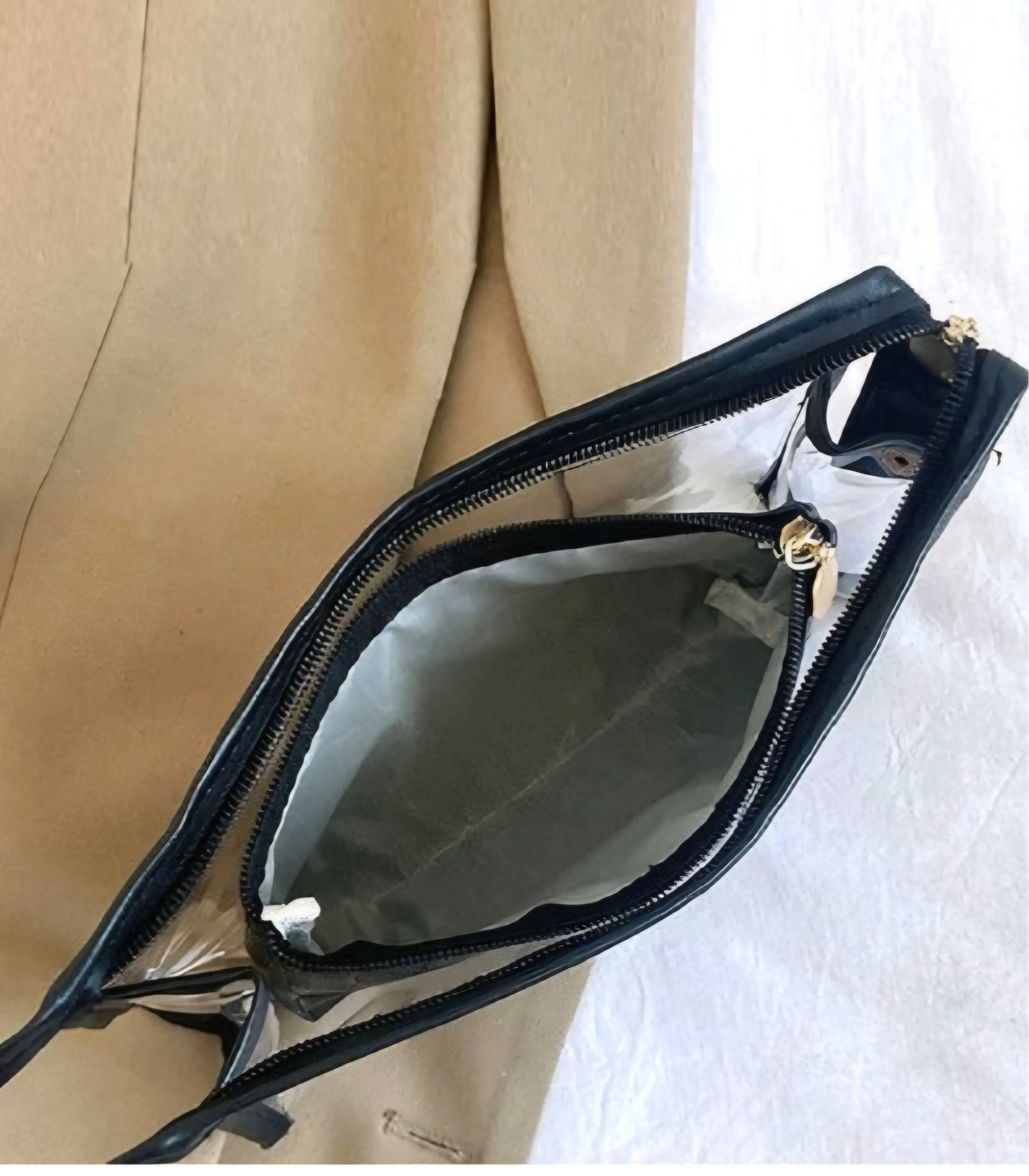 CLEAR CHECKERED TRAVEL POUCH SET (multi)