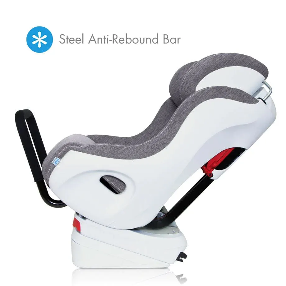 Clek Foonf Convertible Car Seat - Railroad Ziip