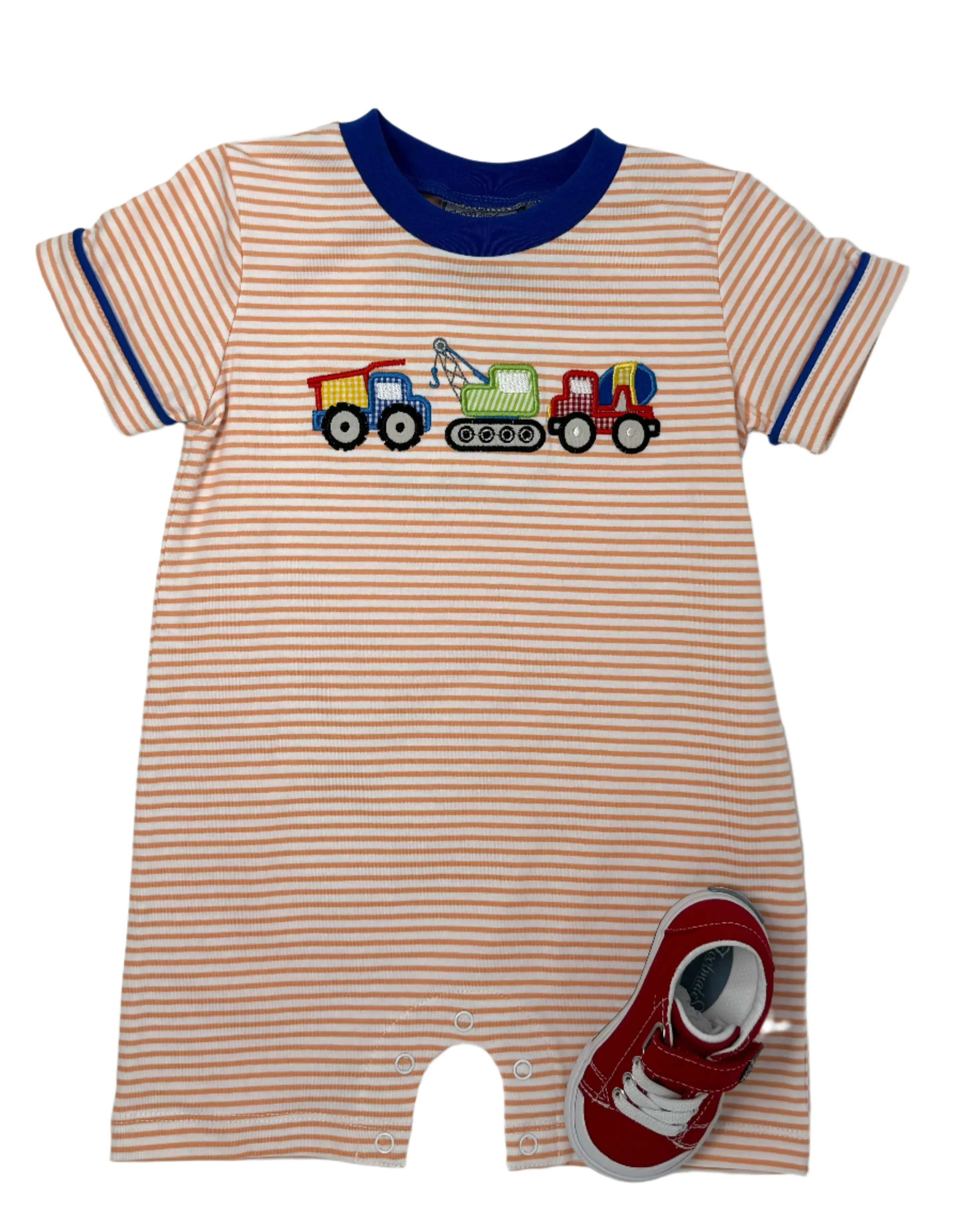 Construction Boys Romper