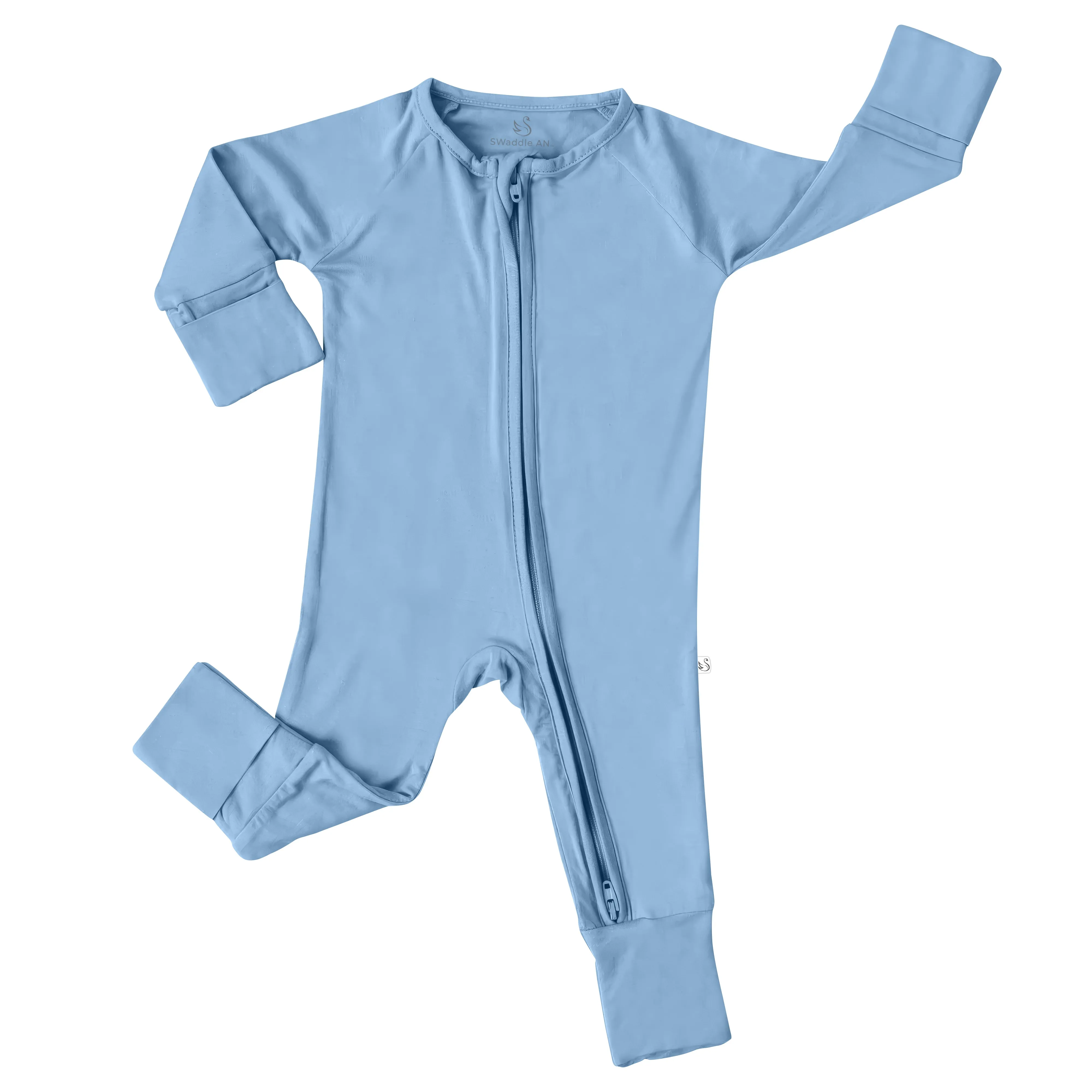 Convertible Footie Pajamas - Blue Bell